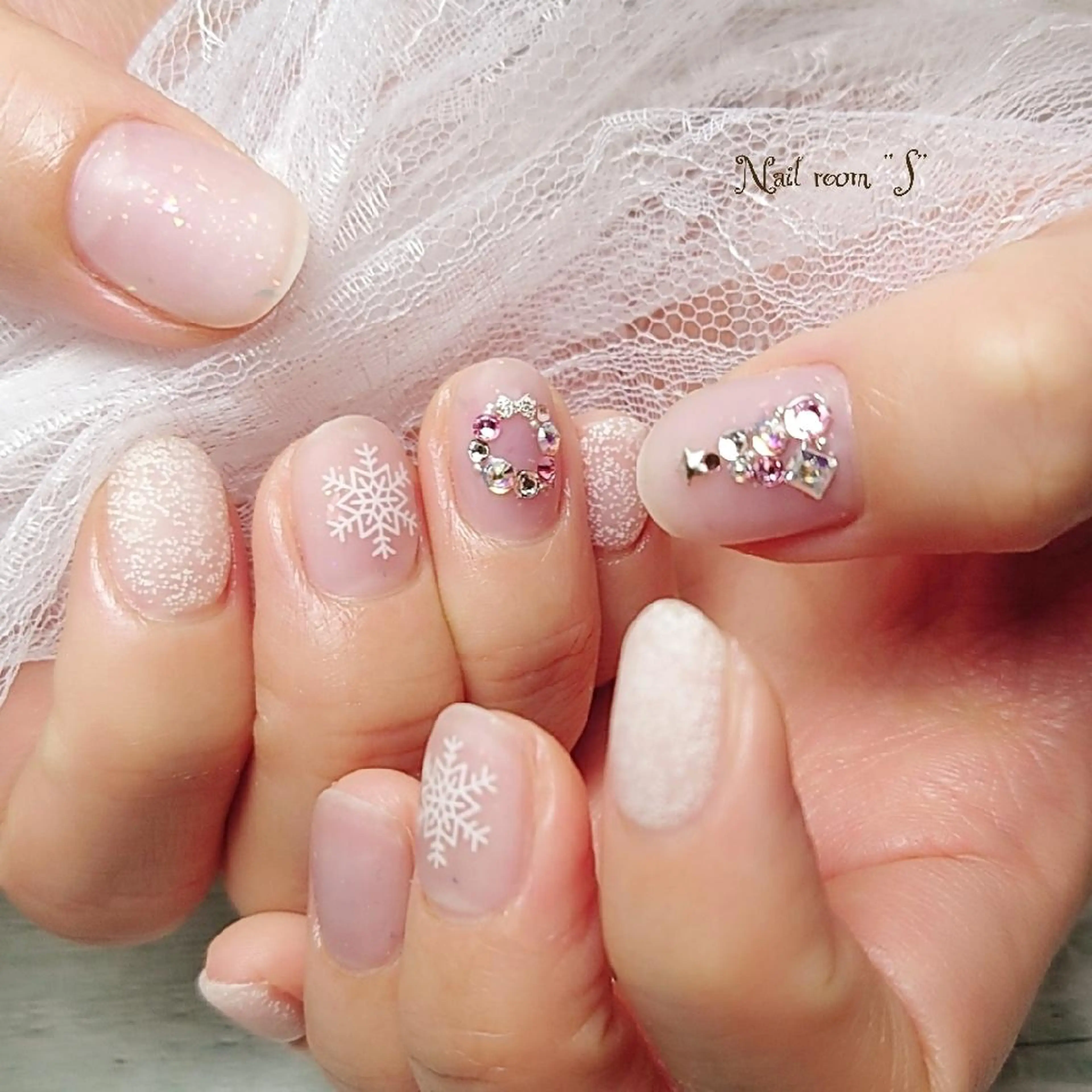 ネイル 冬ネイル クリスマス Nail room  "S"  SAKAIのネイルデザイン