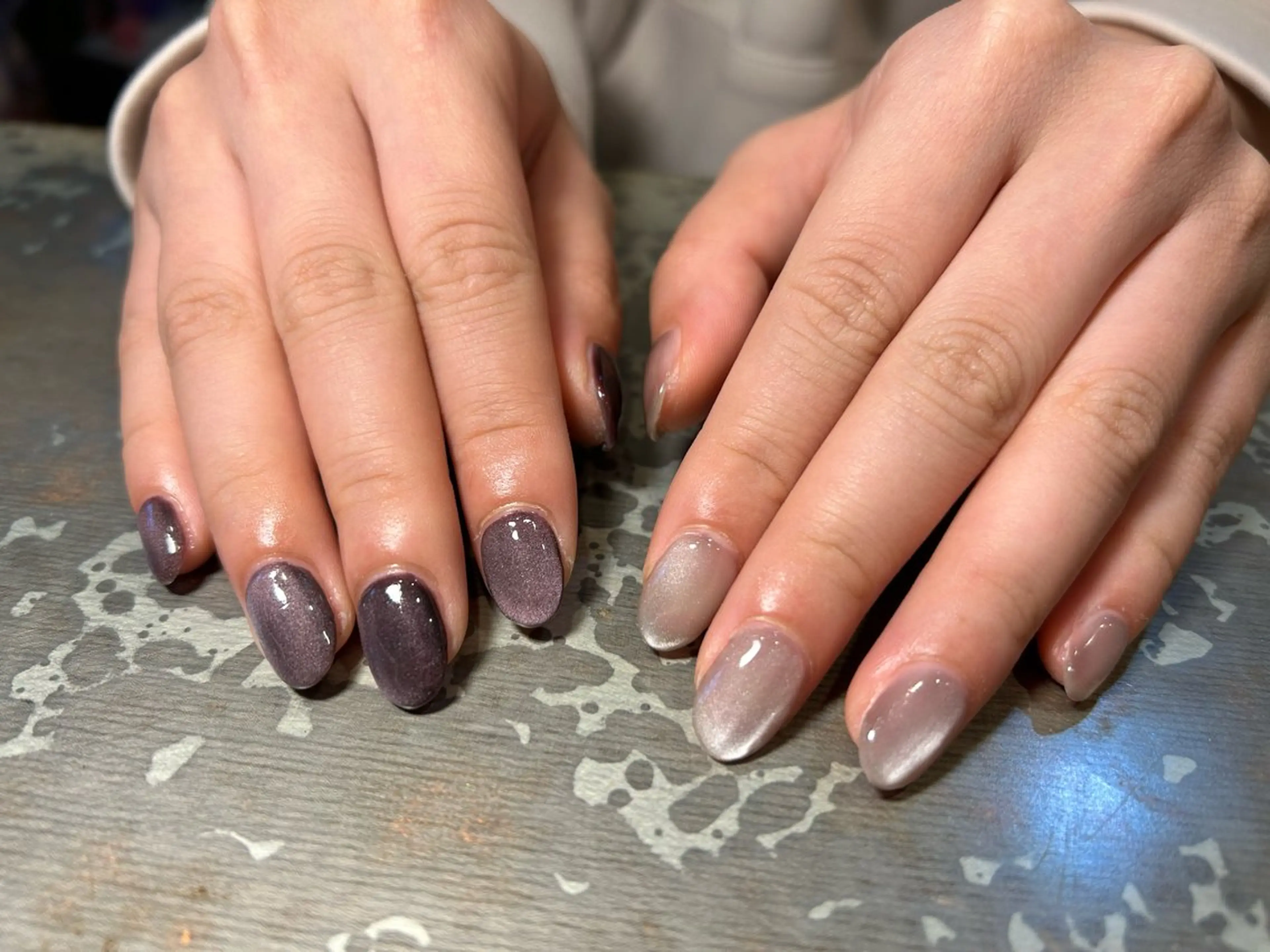ネイル マグネットネイル 冬ネイル ハンドネイル ハンドケア Ainchi nail所属・＊ misa ＊のネイルデザイン