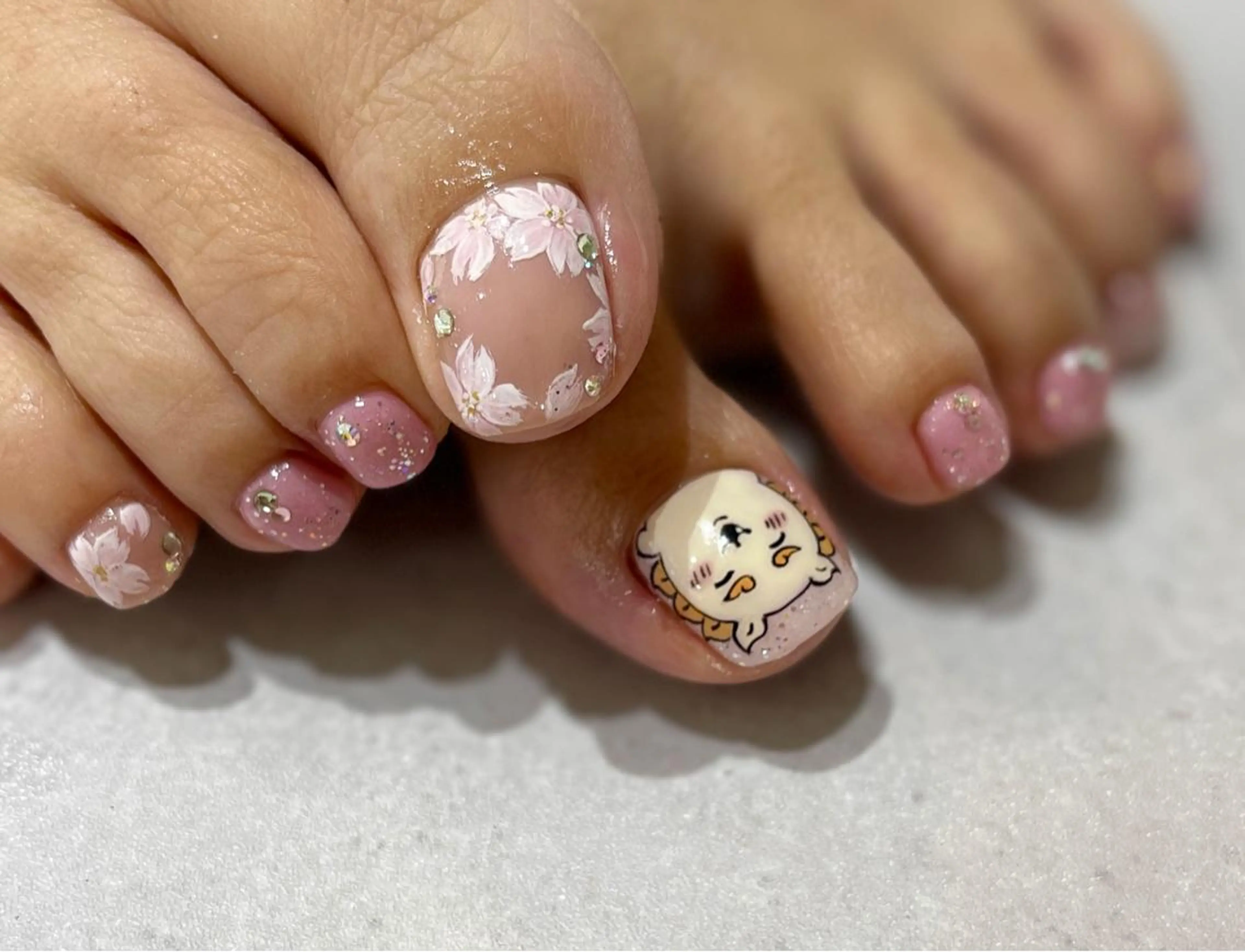 ネイル アートネイル フットネイル Glück...所属・kohashi miwaのネイルデザイン