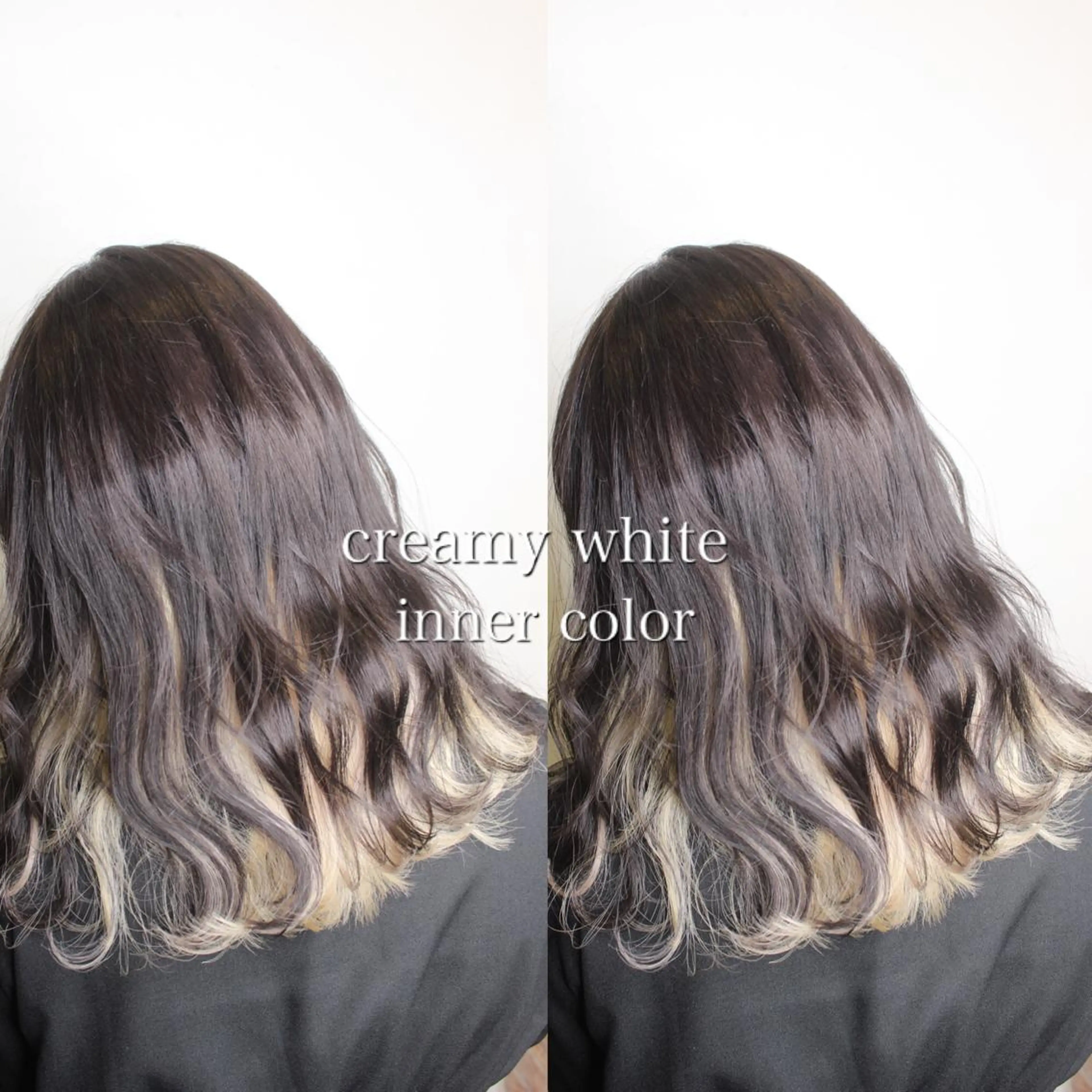 セミロング ヘアカラー 平野 朋未のヘアスタイル