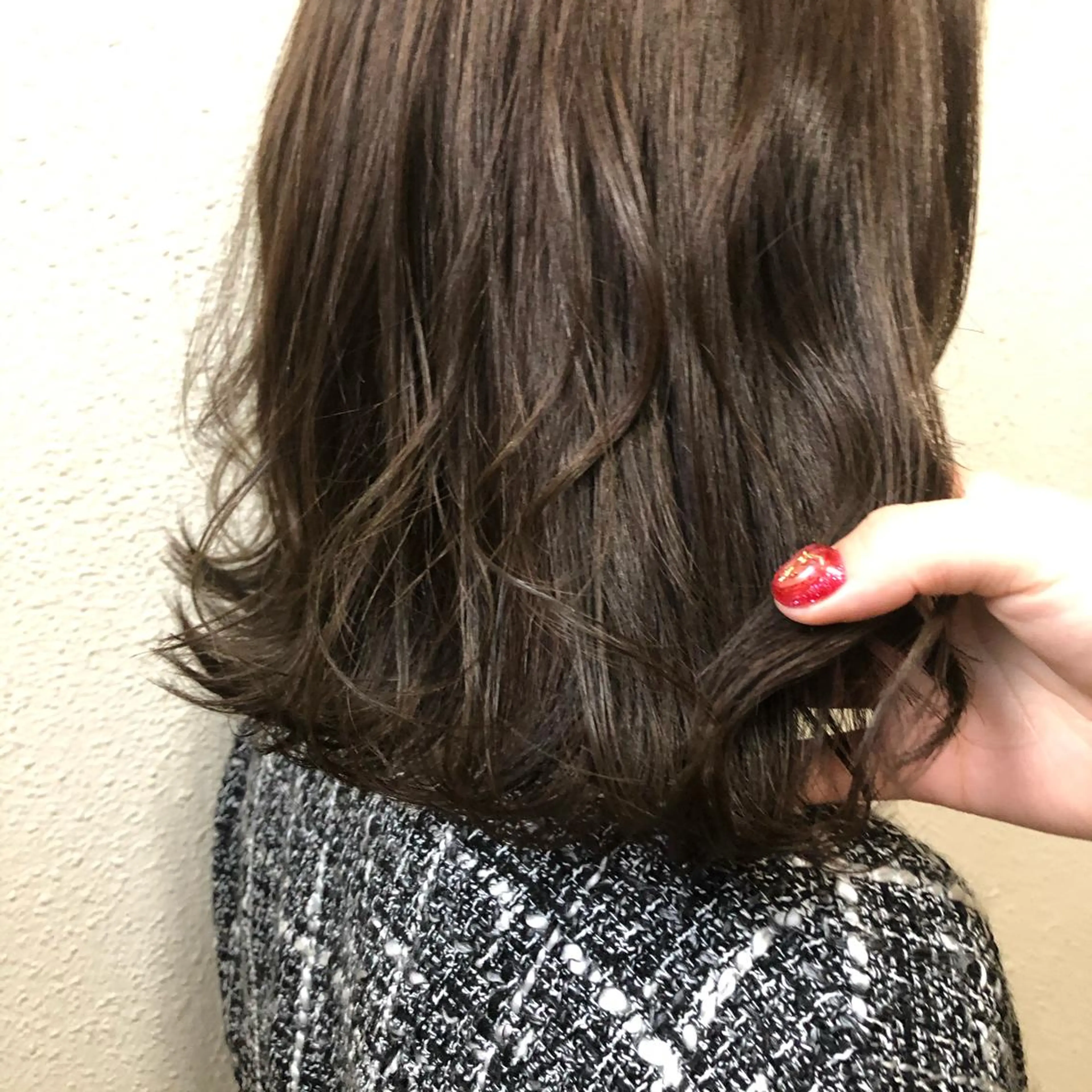 ミディアム ヘアカラー トリートメント 中司 莉菜のヘアスタイル