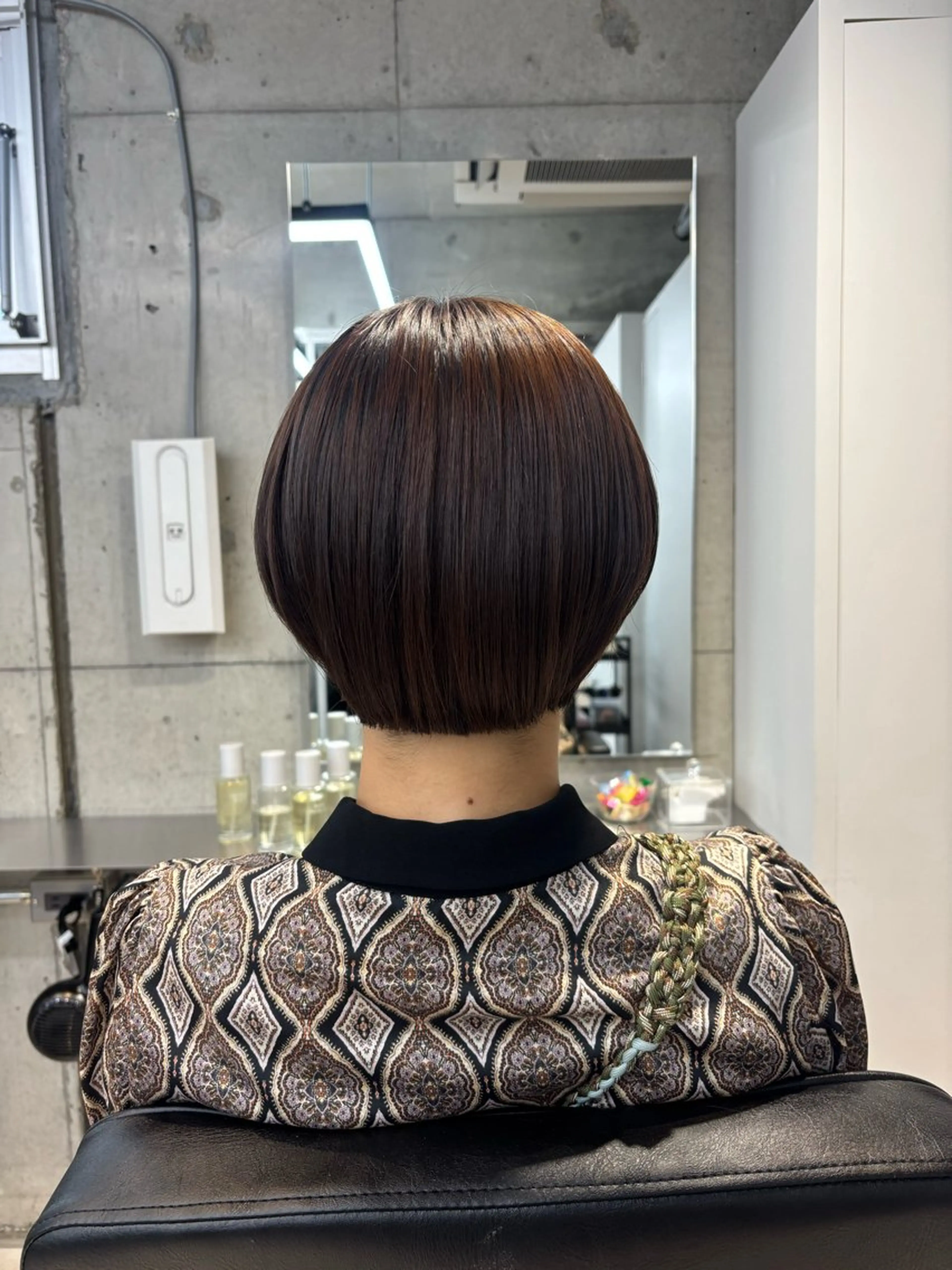 ショート カラー ヒマワリ/ 艶カラー/髪質改善のヘアスタイル