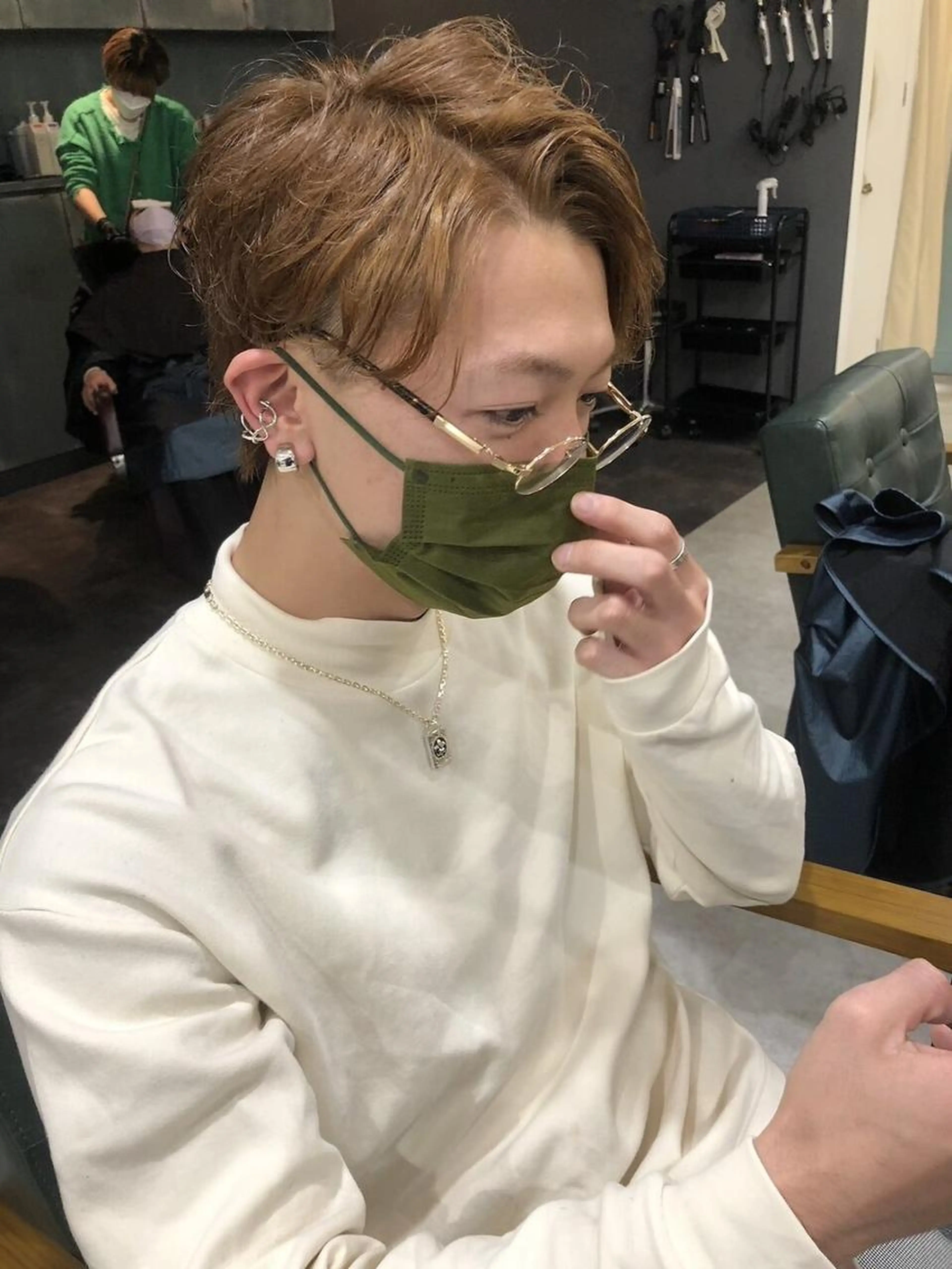 【新規限定】メンズカット（マッシュ限定）＋ブリーチ＋カラーの写真