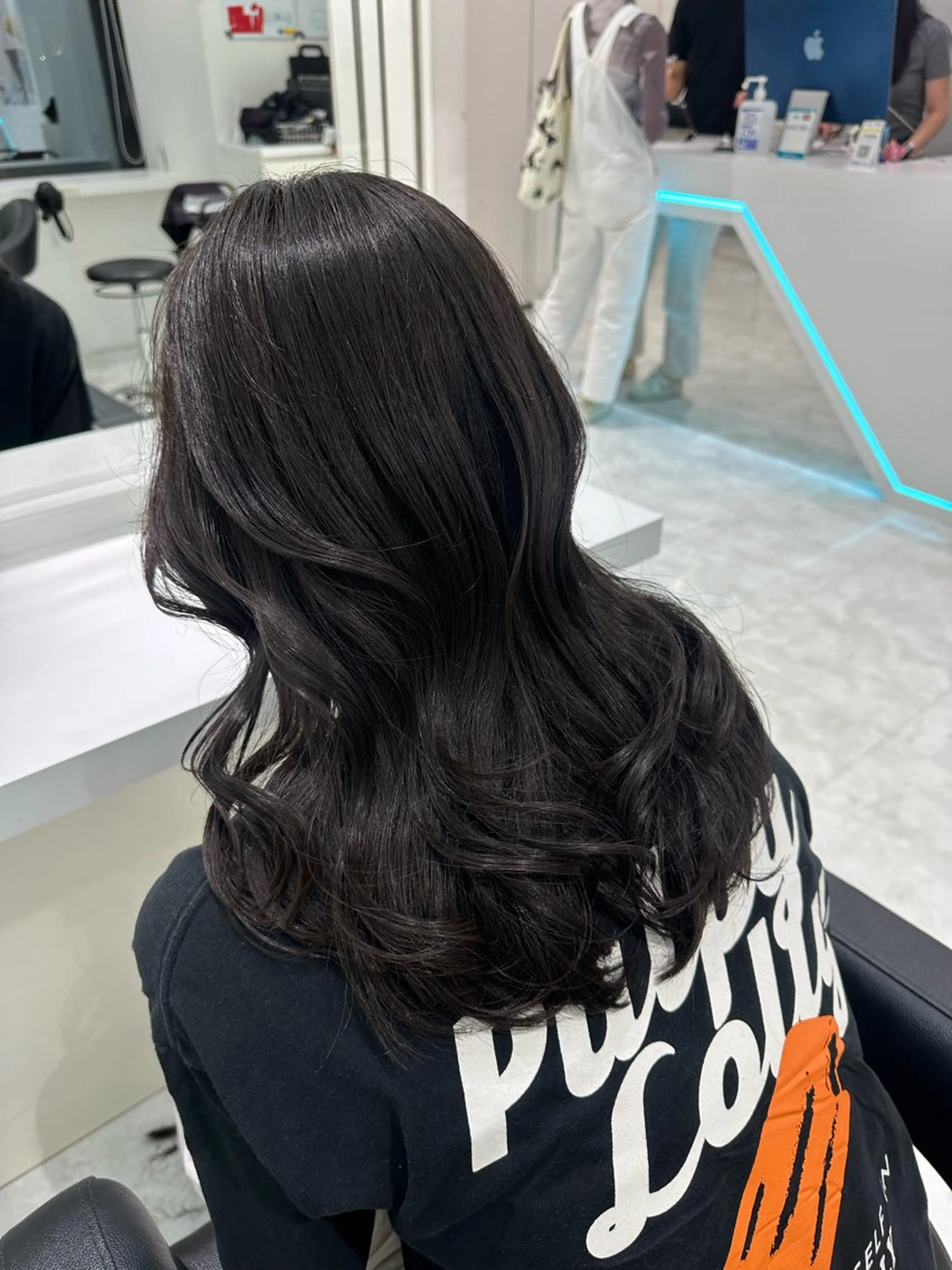 セミロング カラー カット ヘアカラー 🐺ニュアンスパーマ マッシュ　あさひ🐺のヘアスタイル