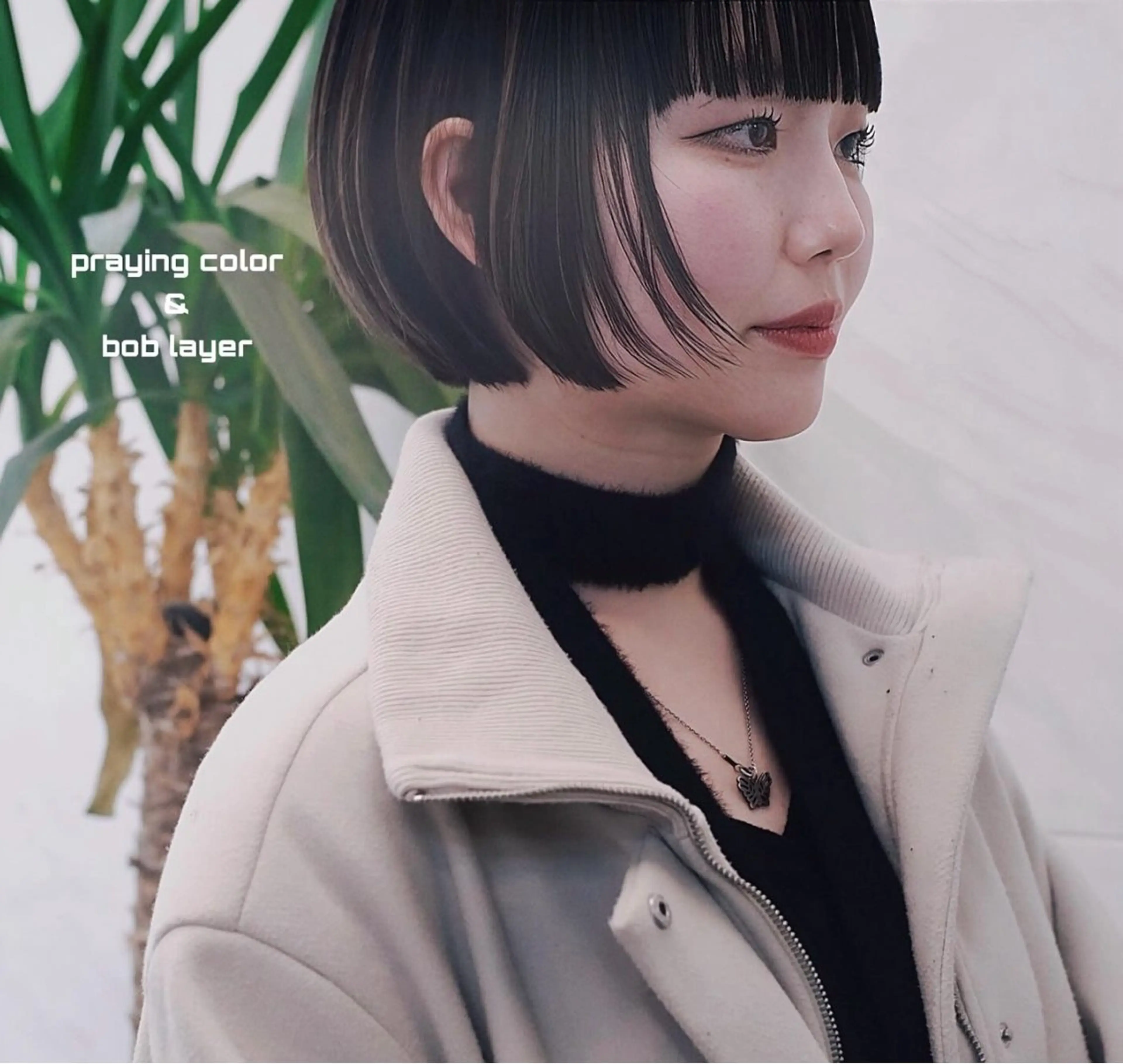 ショート カラー ワイドバング カット ヘアカラー Pocket仙台 💚モエリのヘアスタイル