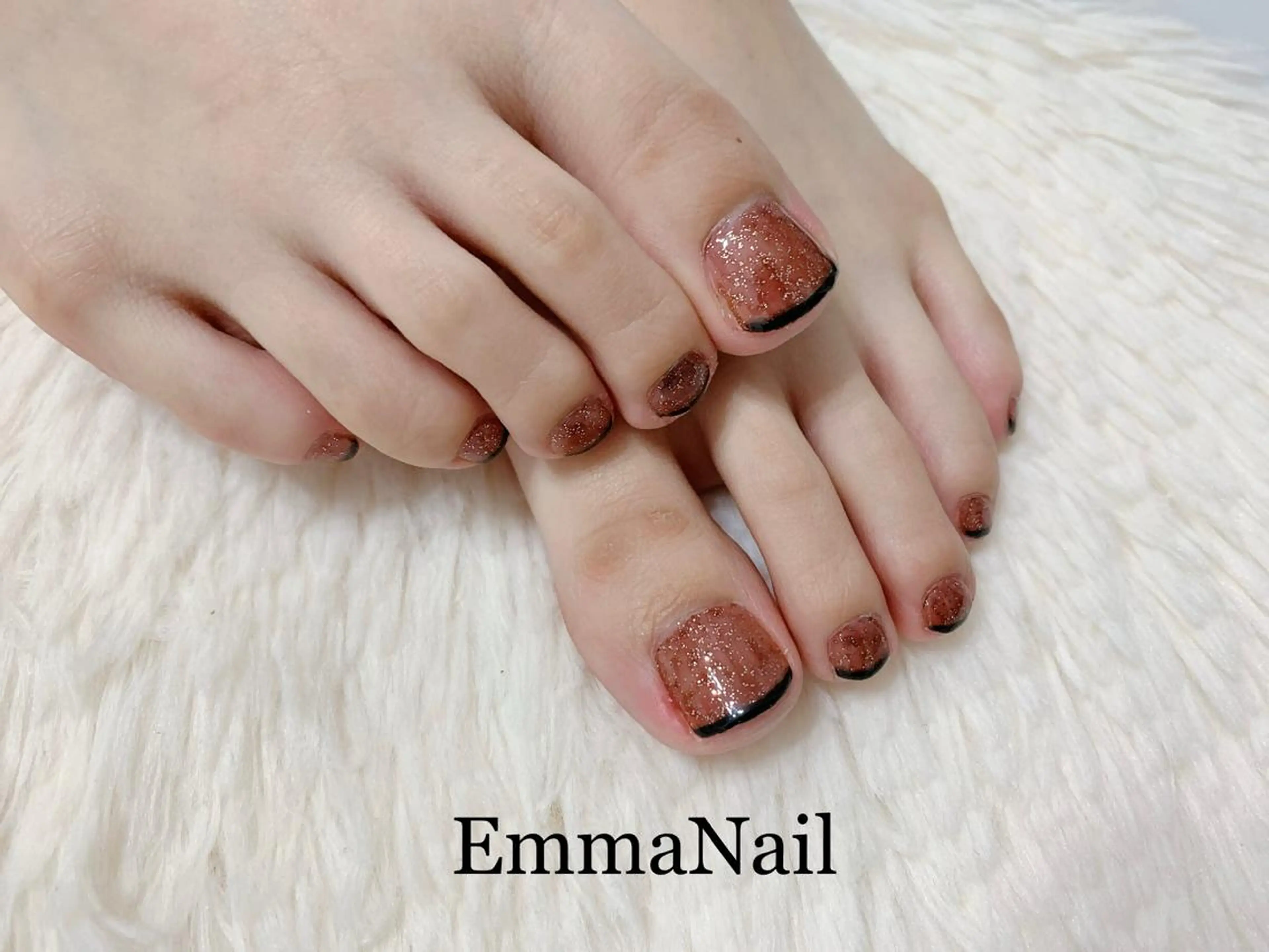 ネイル フットネイル 持ち込み salon EM&A emiのネイルデザイン
