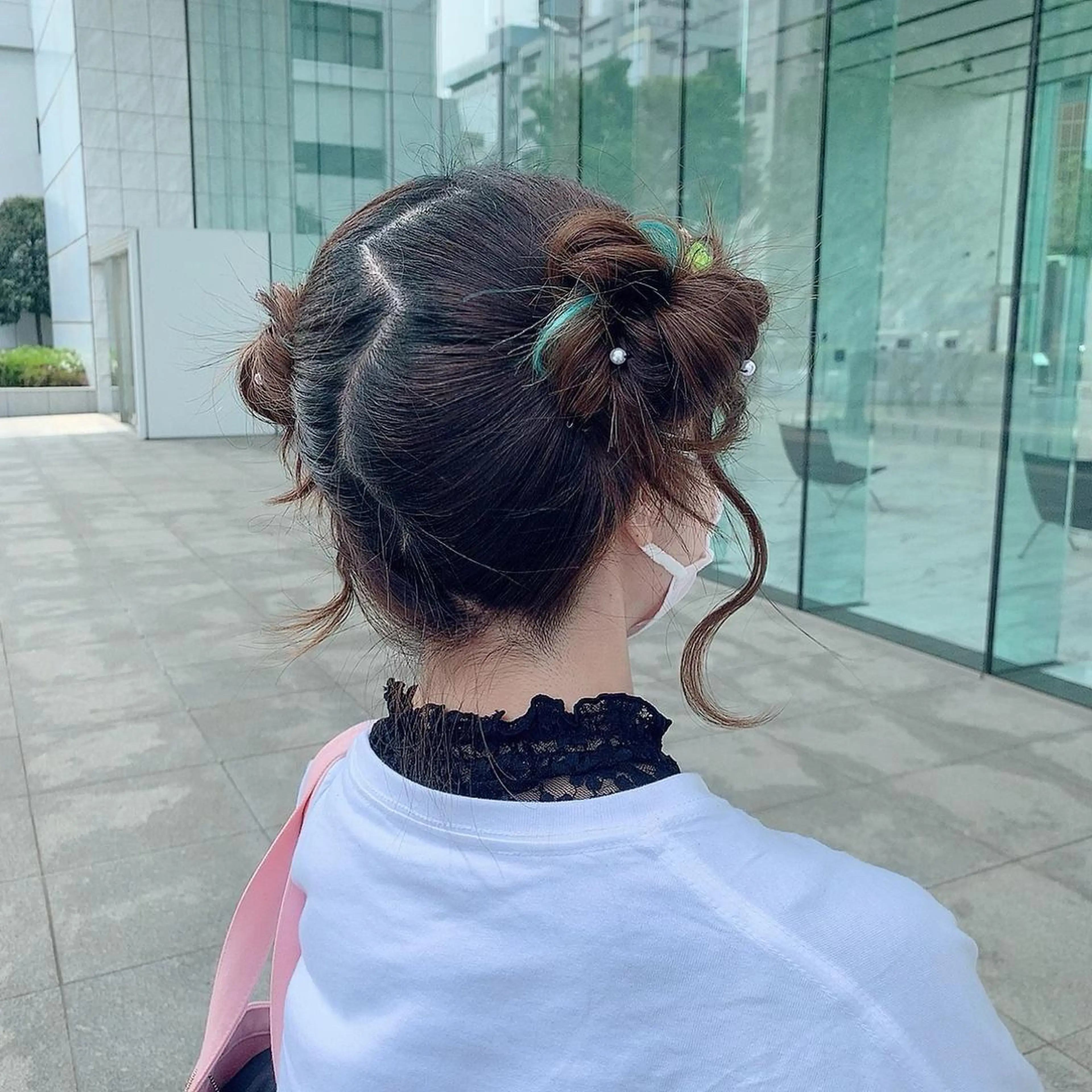 ヘアアレンジ お団子ヘア 🩶ヘアセット Ayaha🩶のヘアスタイル