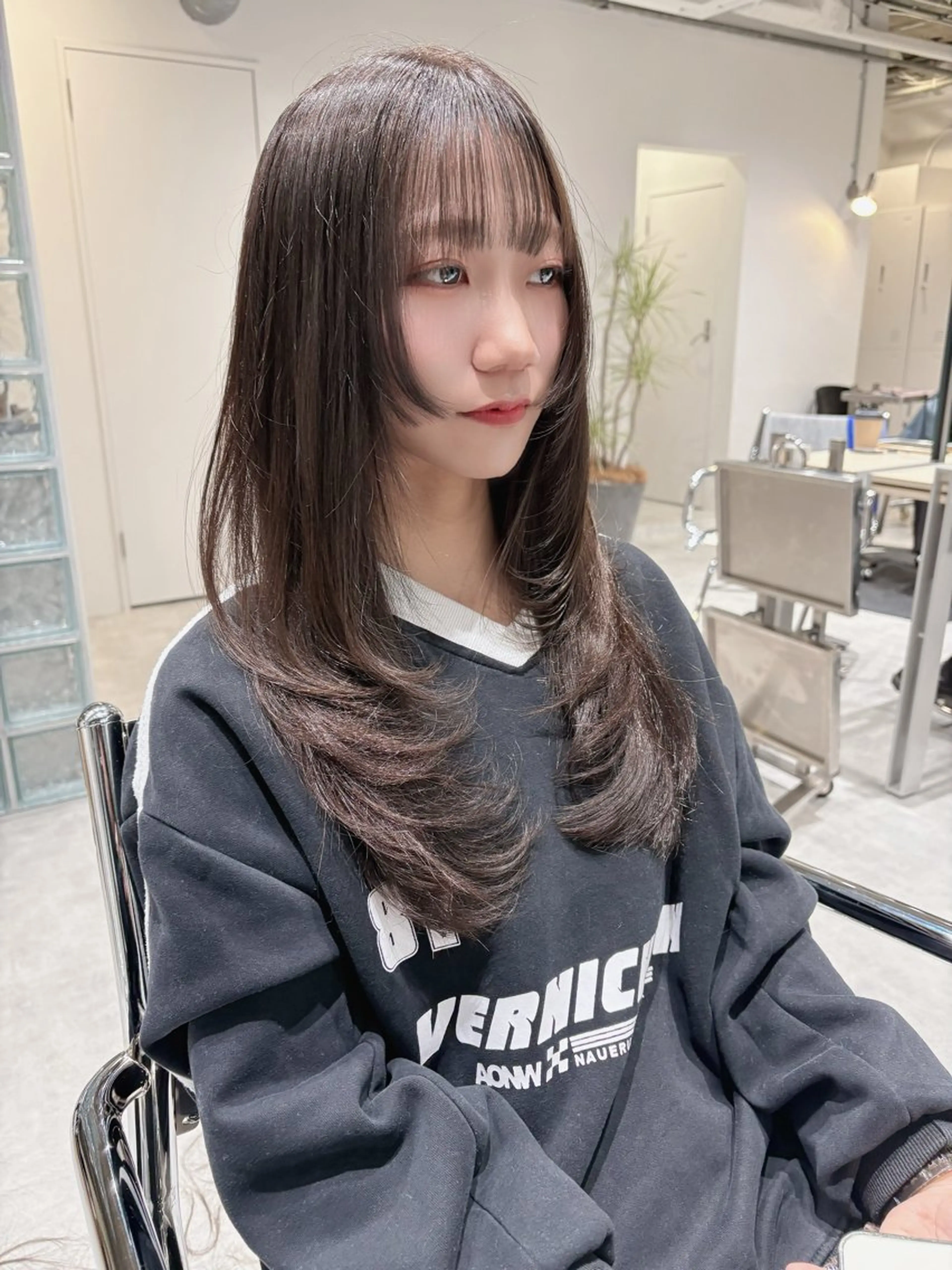 ロング カット ヘアカラー トリートメント レイヤーカット ✨️奥田良太✨️のヘアスタイル