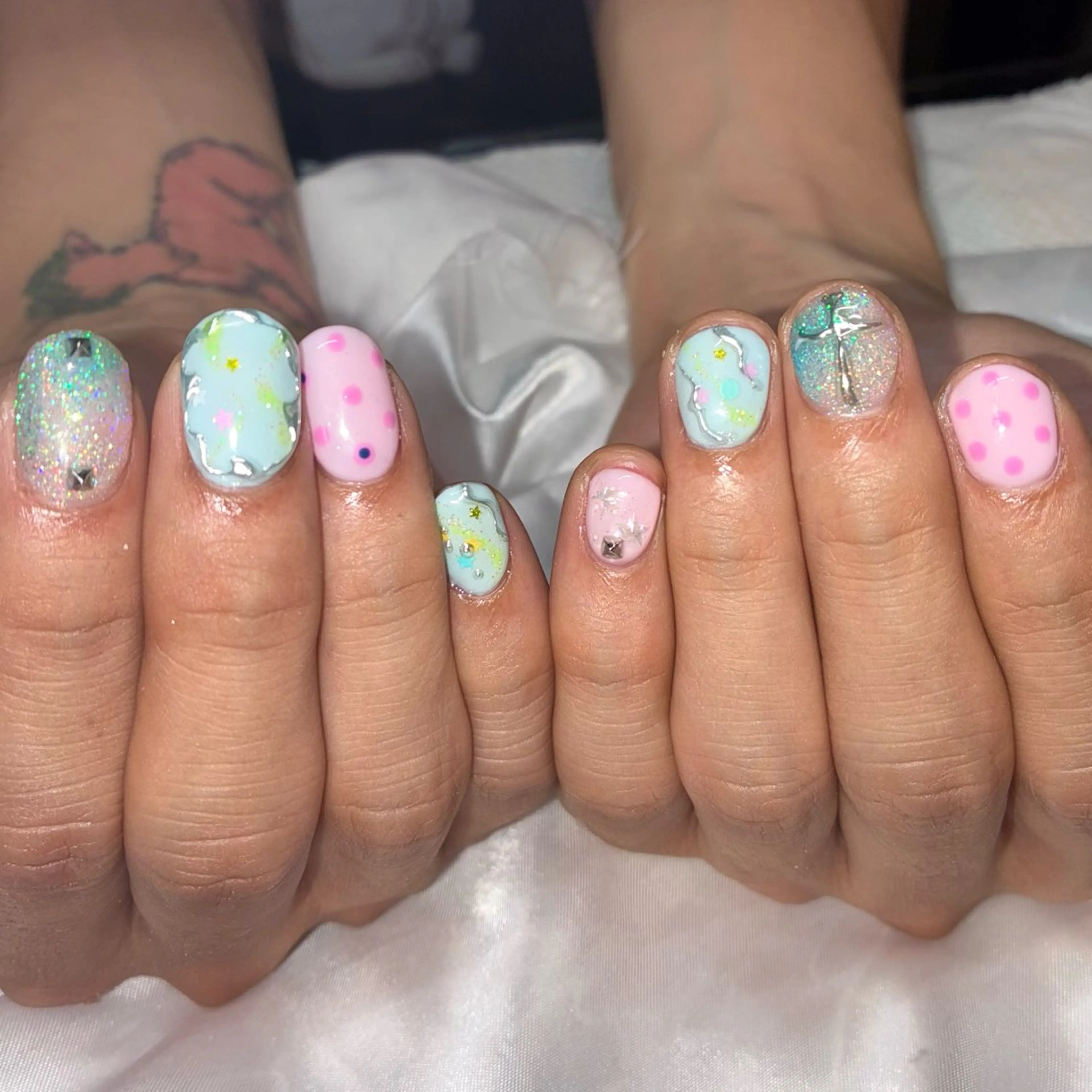 ネイル ハンドネイル Nail ヌシん家 AKANEのネイルデザイン