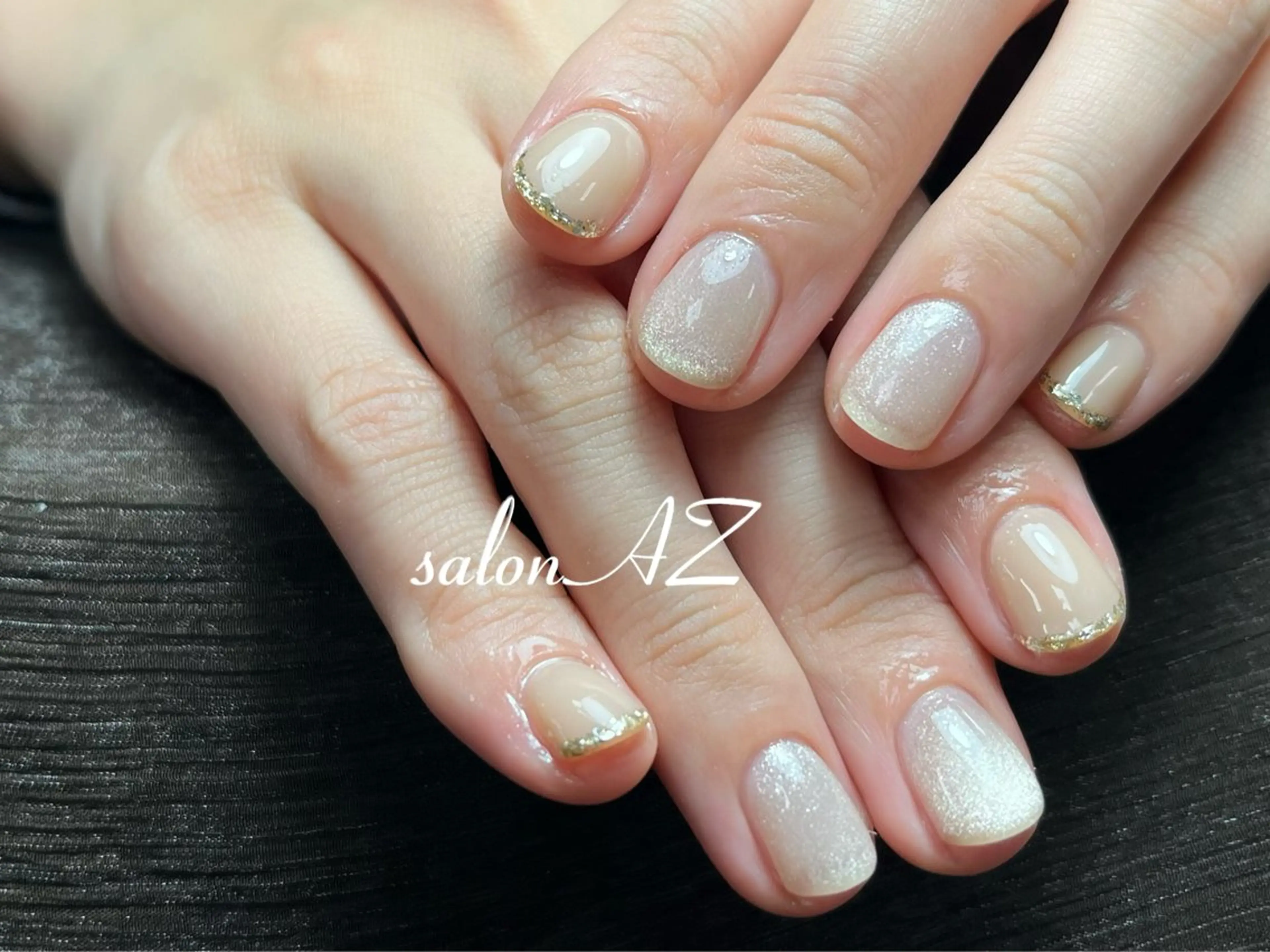 ネイル 長さ出し フットネイル フレンチネイル マグネットネイル ニュアンスネイル ハンドネイル salonAZ トップネイリストのネイルデザイン