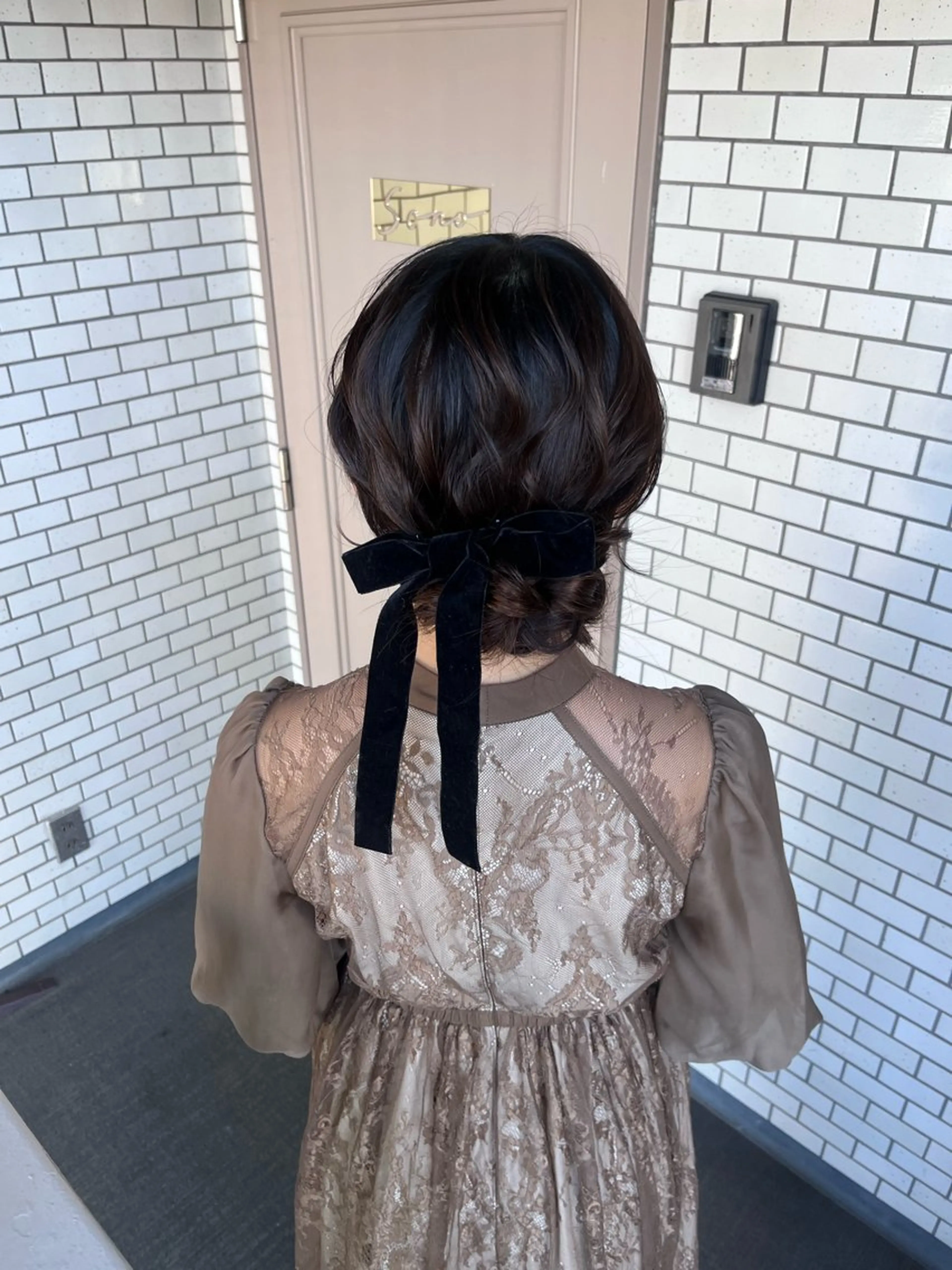 ヘアアレンジ ヘアセット 参列 ✽ 推し活ヘア 💕ゆり🐈🐾のヘアスタイル