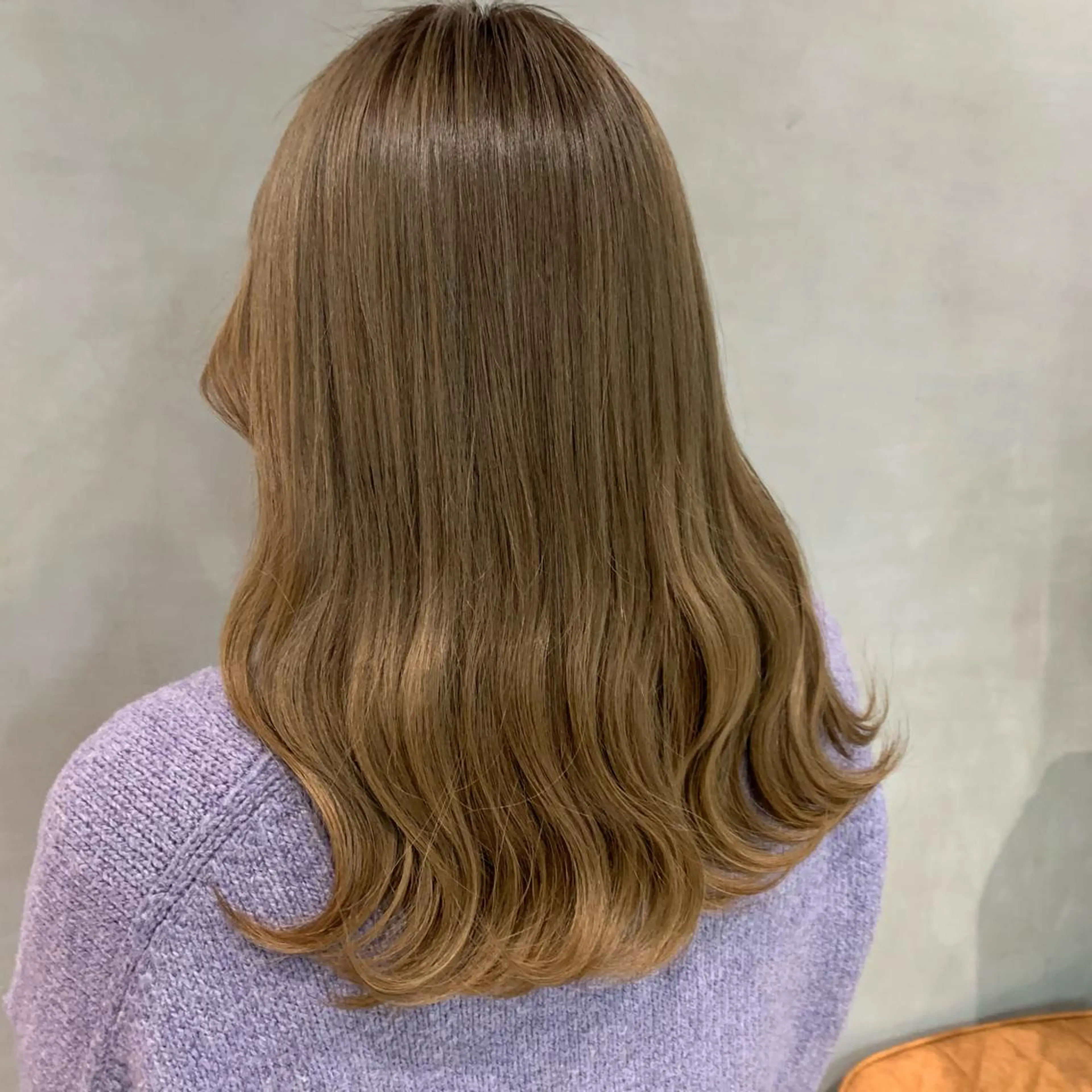 セミロング カラー ベージュカラー オリーブベージュ カット ヘアカラー トリートメント 🌹似合わせカラー/ 酸性縮毛🌹野本麗奈のヘアスタイル