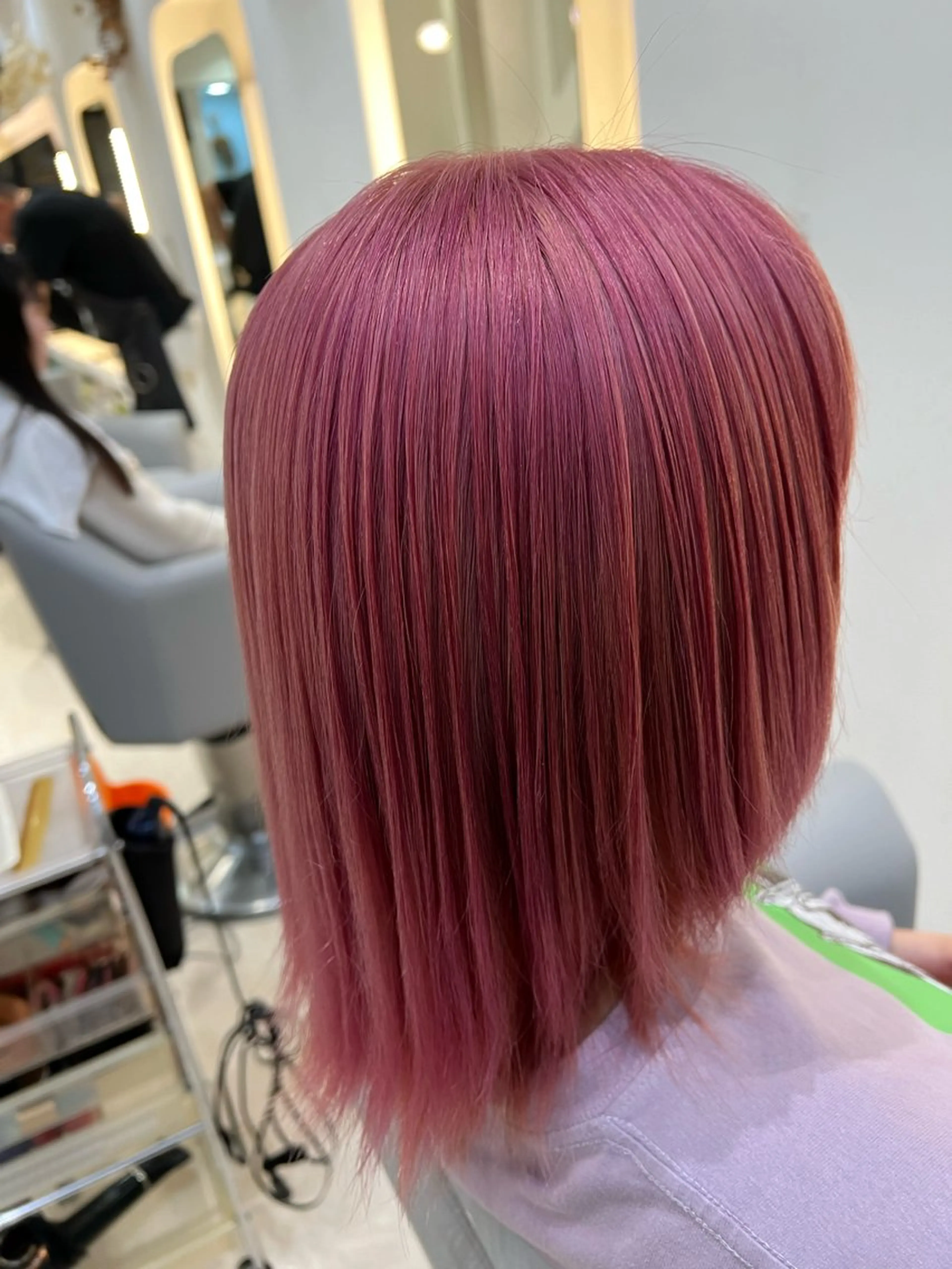 ミディアム ヘアカラー 堀井 凌平のヘアスタイル