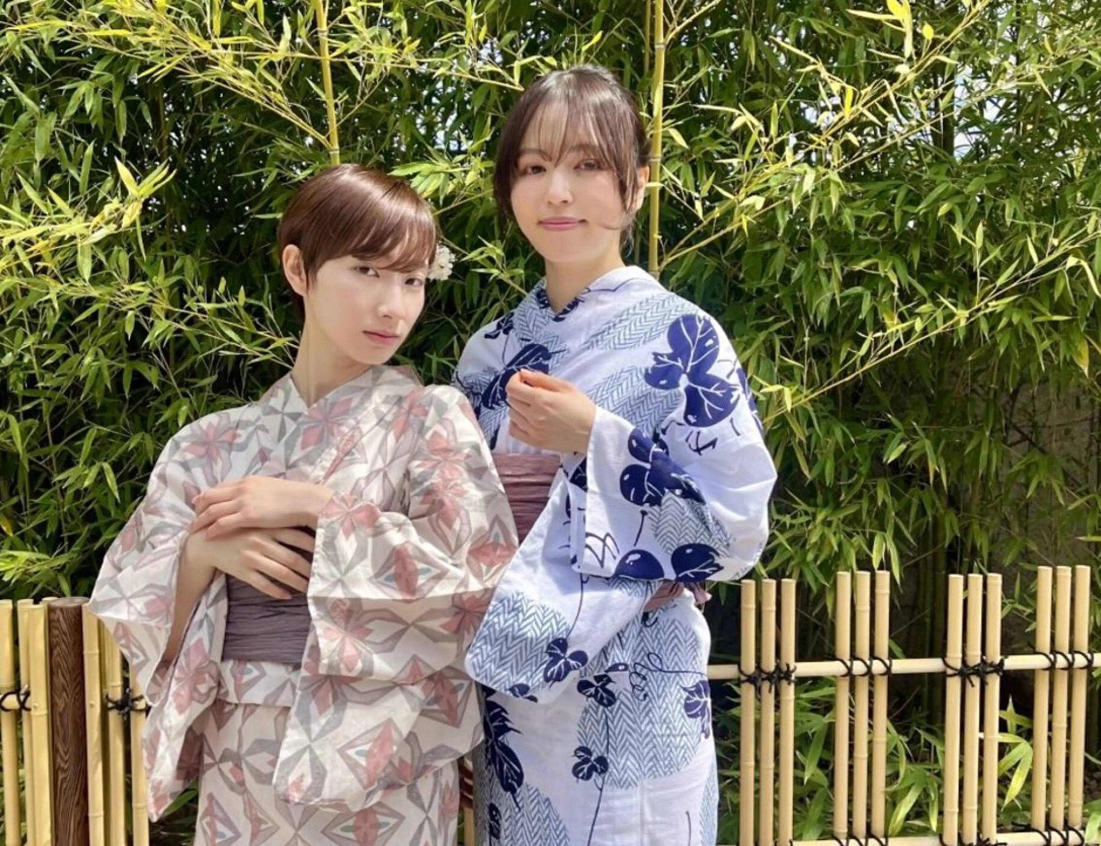 浴衣着付け👘♡+ヘアセット🎀(ヘアセットは他のスタッフが行います)の写真
