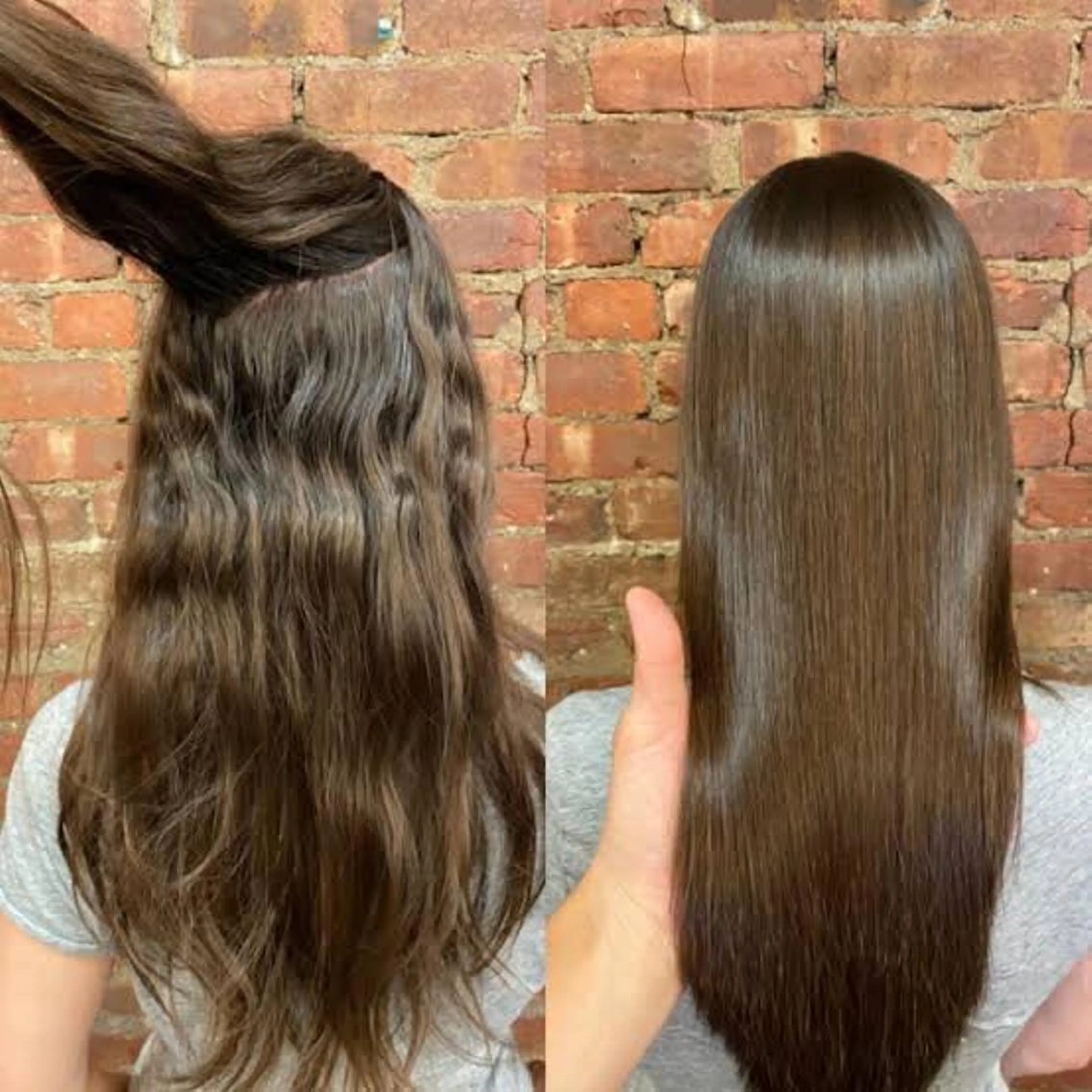 ロング 福田 秀好のヘアスタイル