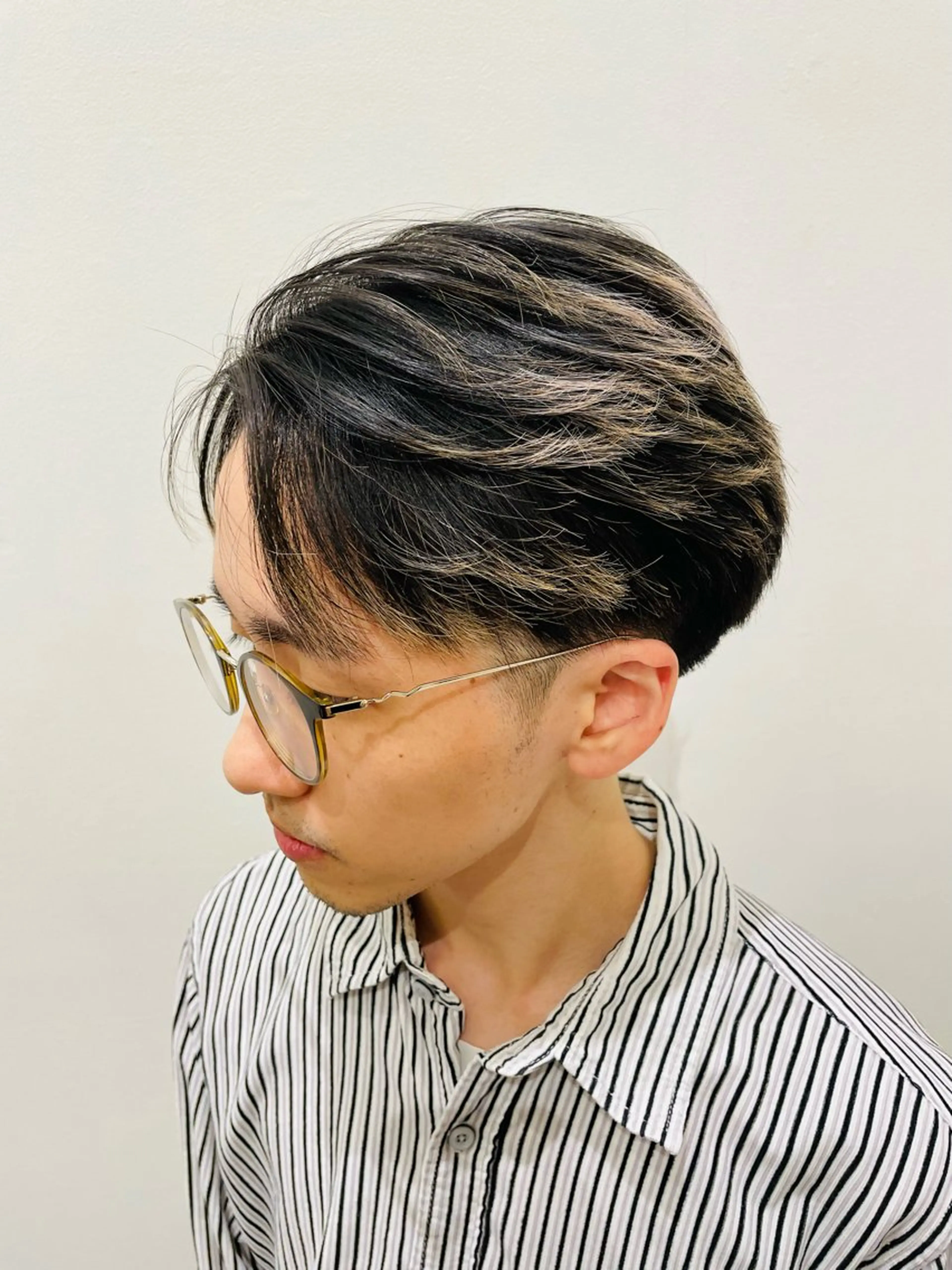 メンズカット➕カラーの写真