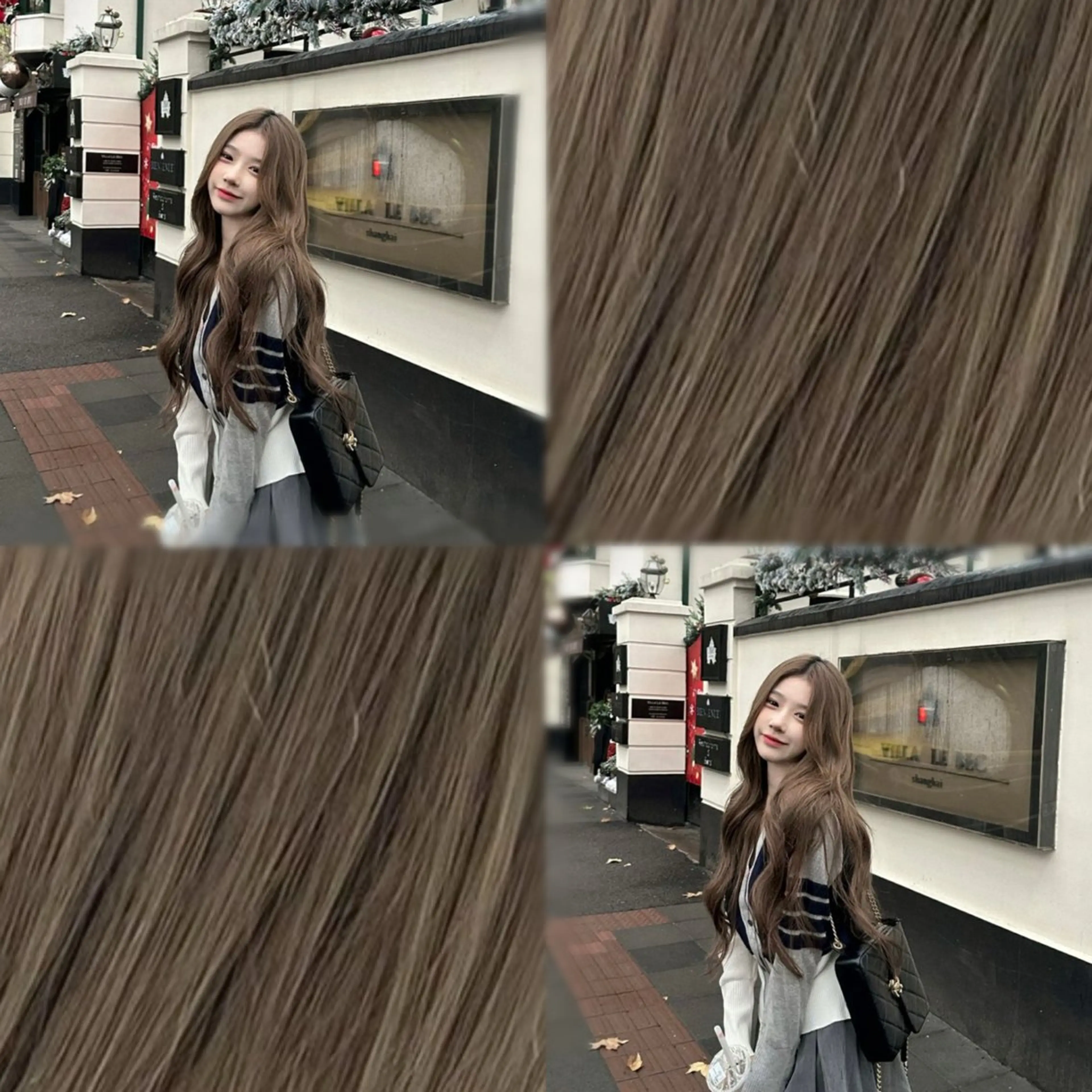 カラー ヘアカラー トリートメント ヘアセット 🤍ベージュ/透明感 韓国ヘア/まりん🤍のヘアスタイル