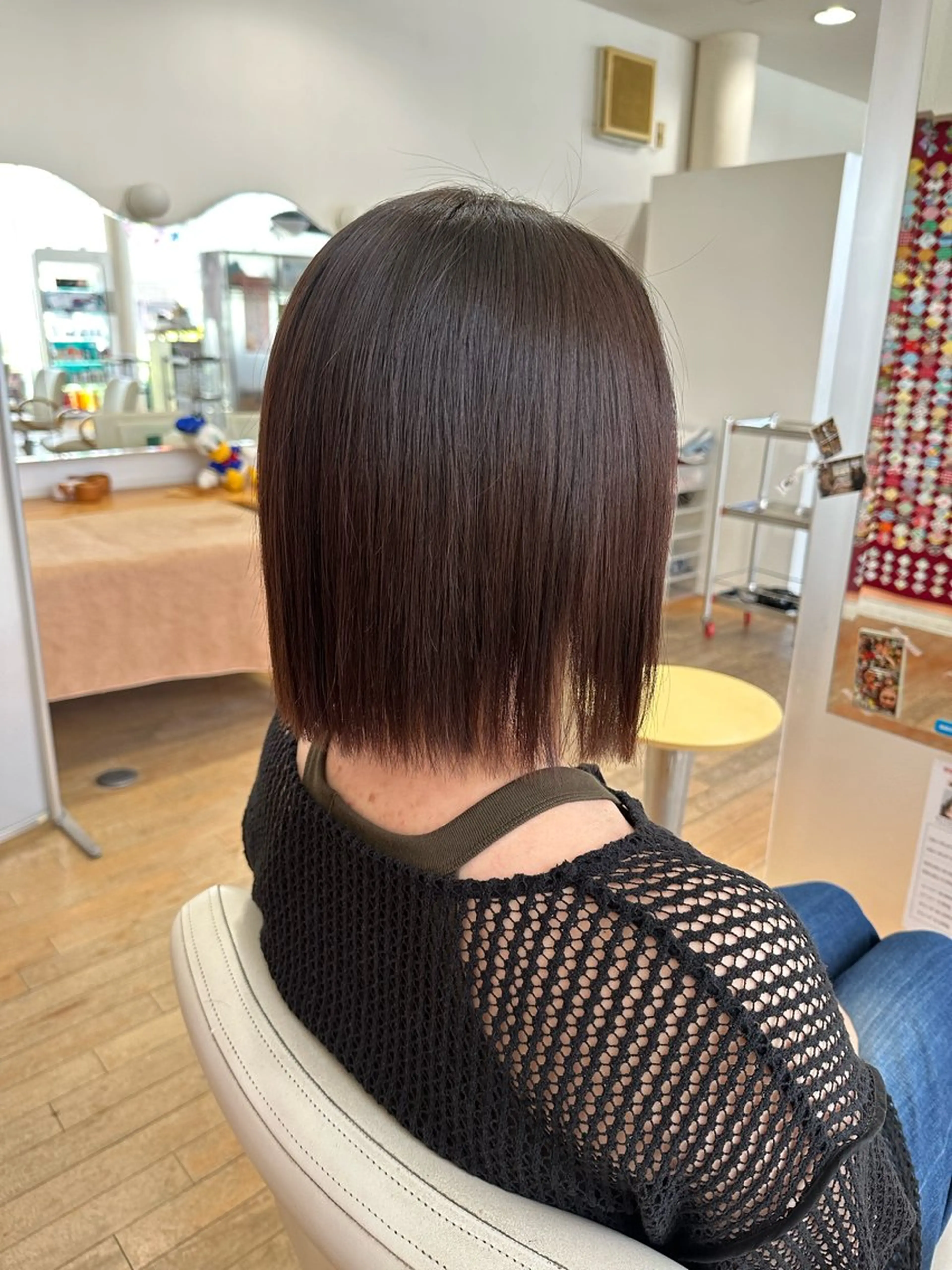 ショート パーマ 縮毛矯正 山本 瑠華のヘアスタイル