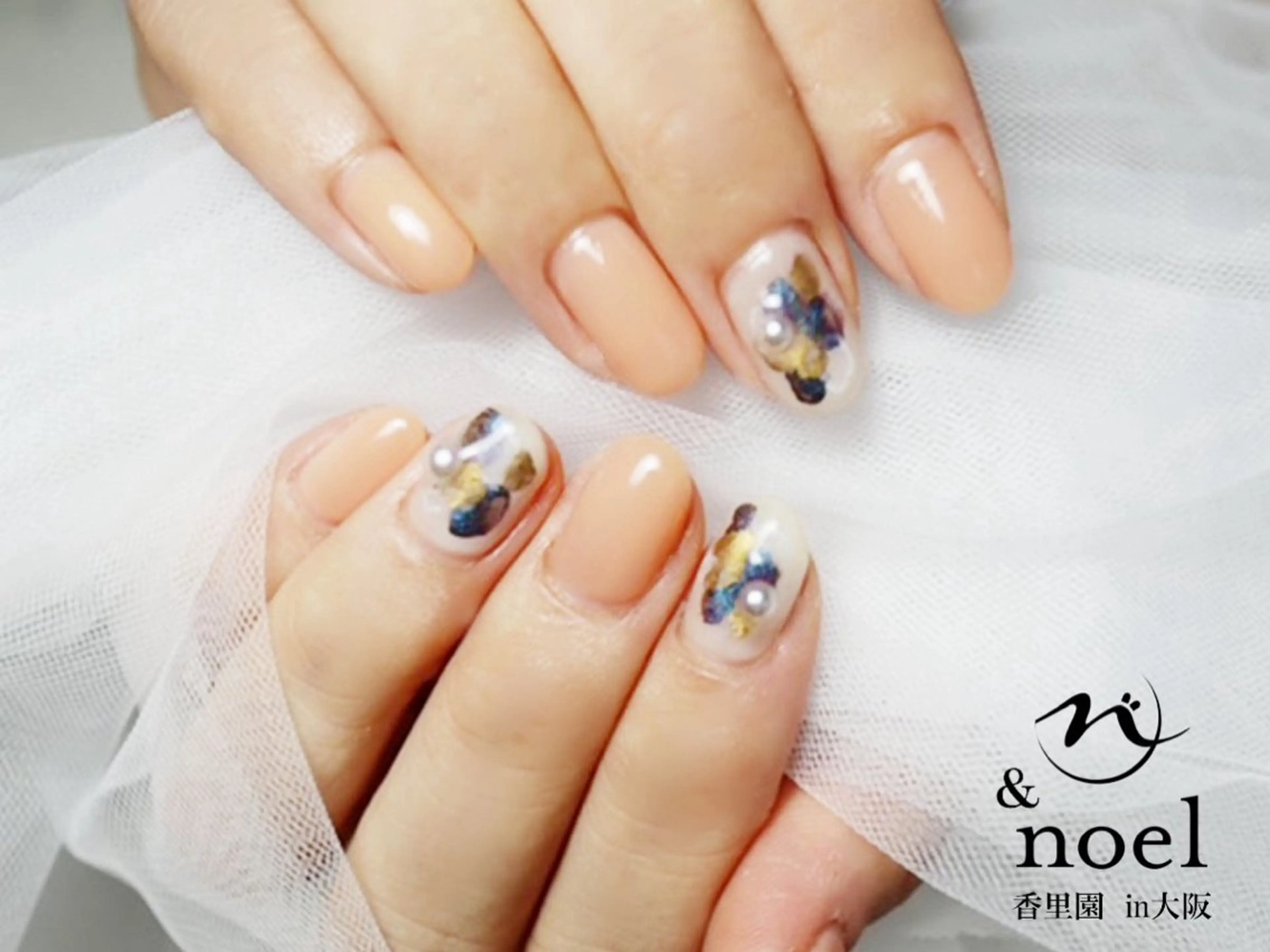 ネイル ニュアンスネイル オフィスネイル シンプルネイル Nailsalon Noël所属・Nailsalon ＆Noelのネイルデザイン