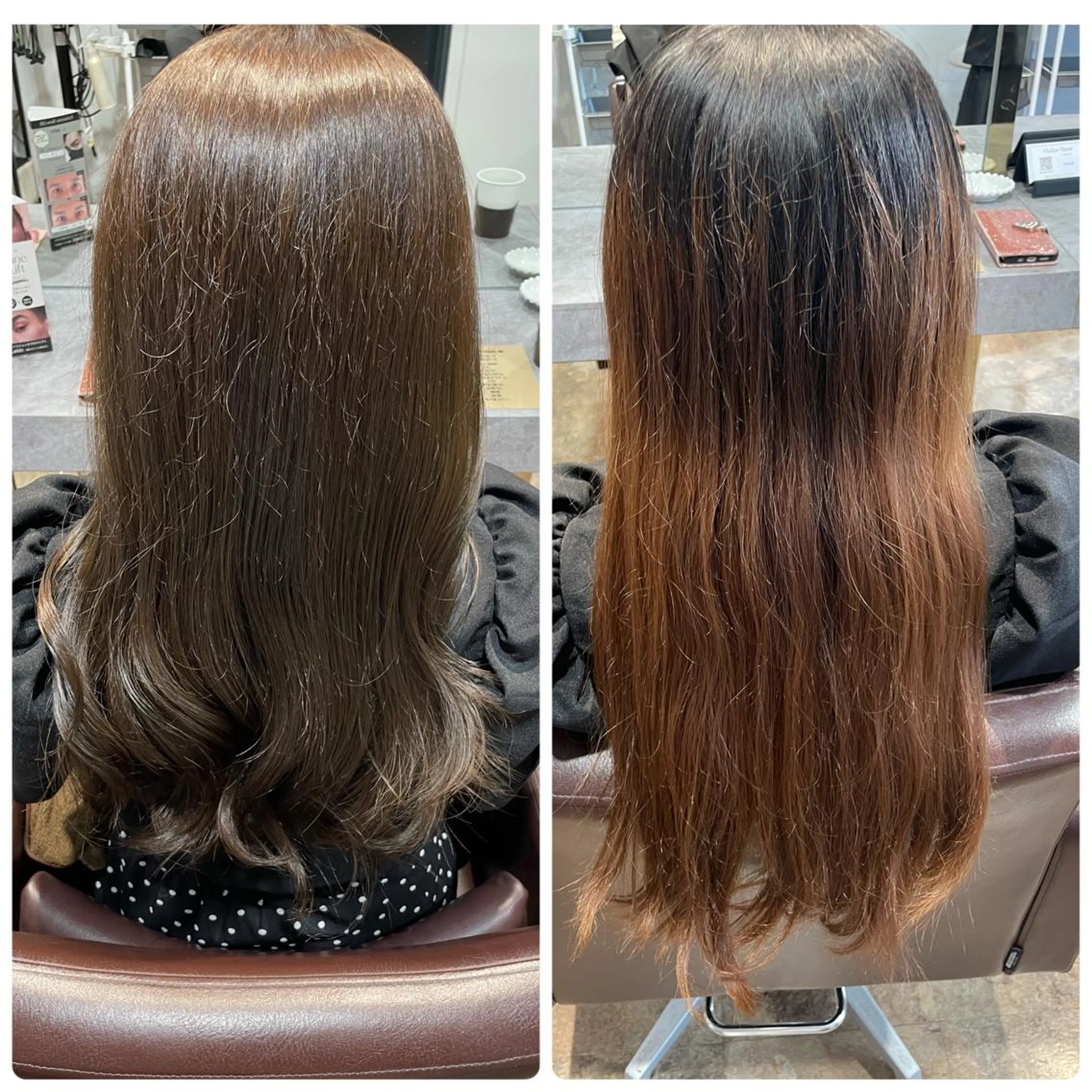 ロング 顔周りカット レイヤーカット 森 愛佳のヘアスタイル