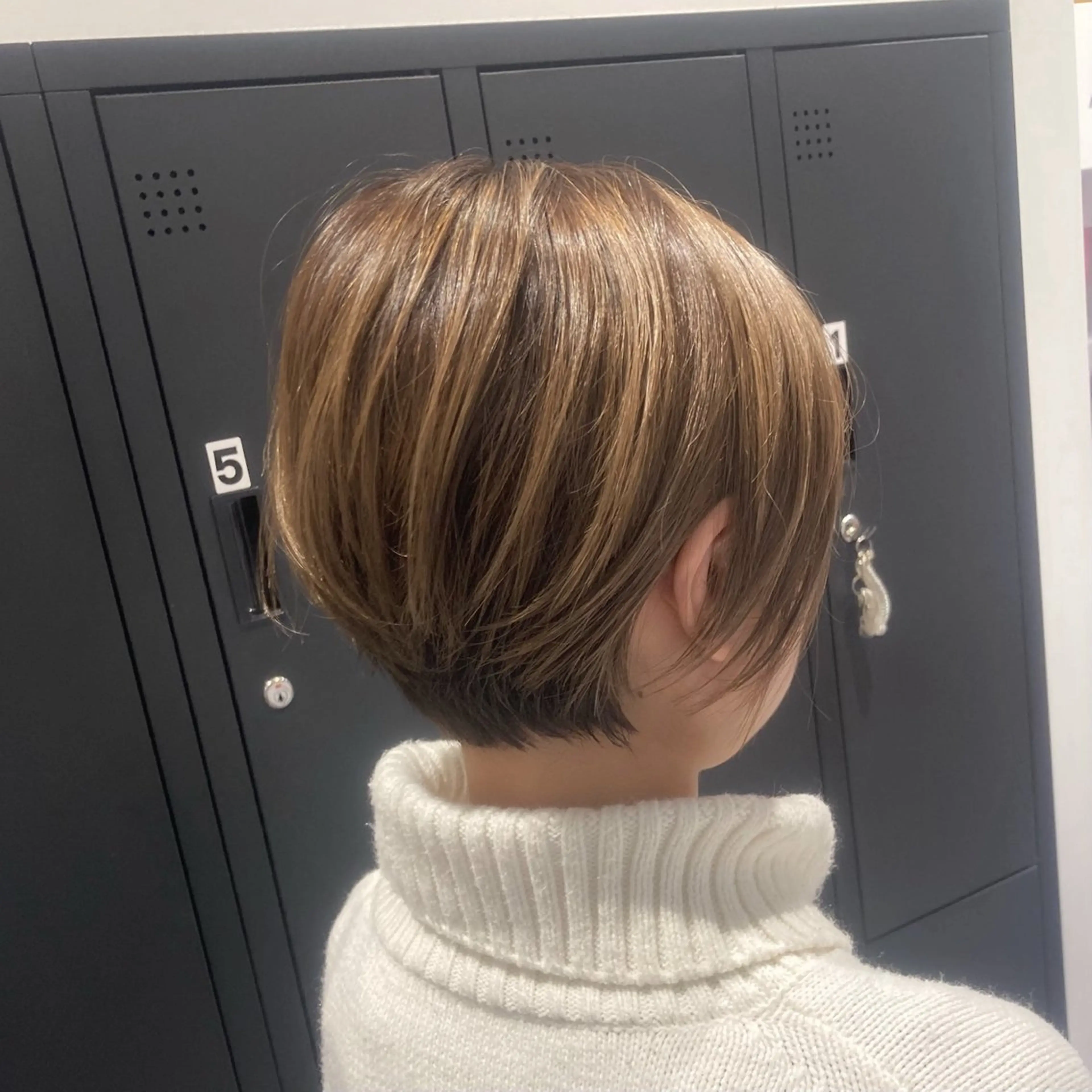 ショート ショートボブ ボブ 似合わせカット ショートヘア 透明感カラー☆ 中村隆寛のヘアスタイル