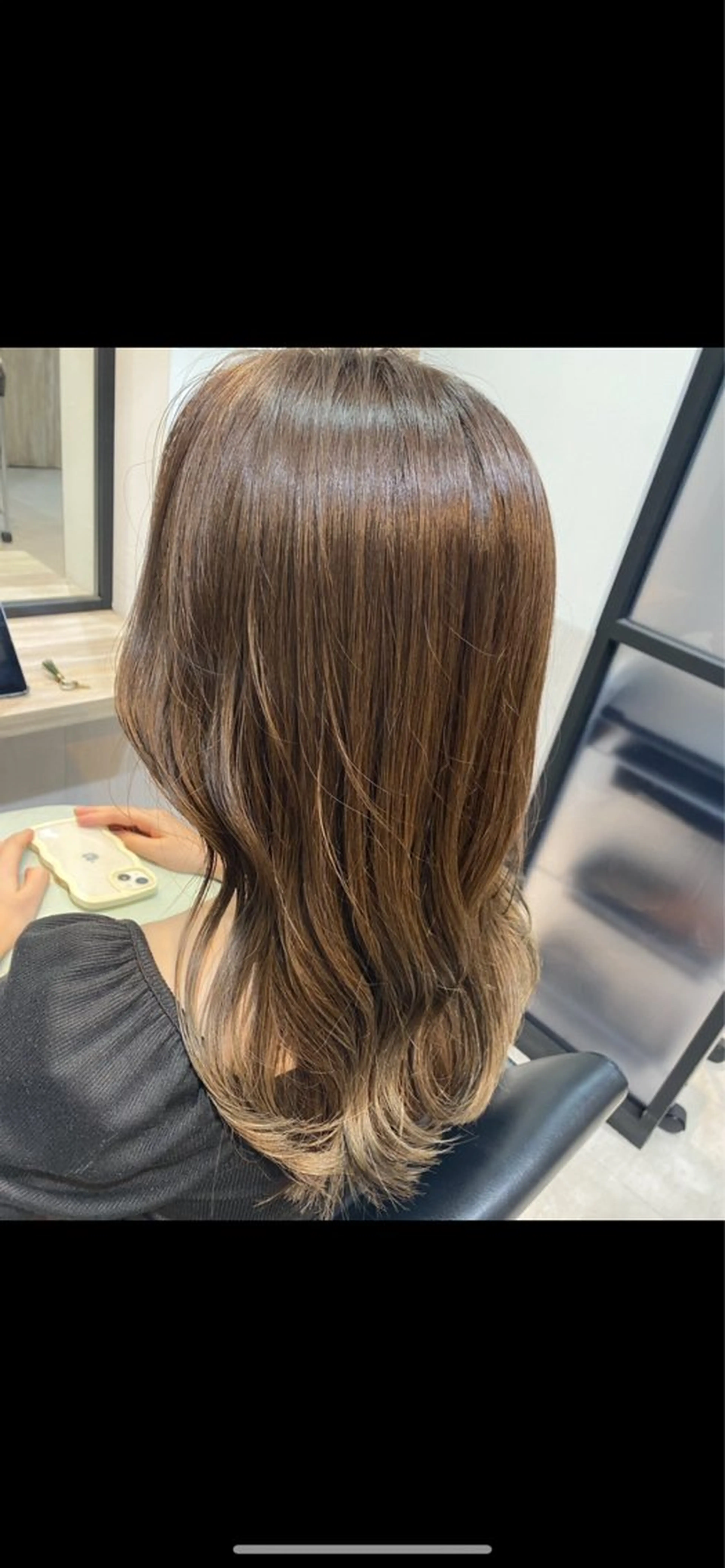 セミロング カラー OAK×NACHUL所属・🐑✨ 丸山紗耶佳のヘアスタイル