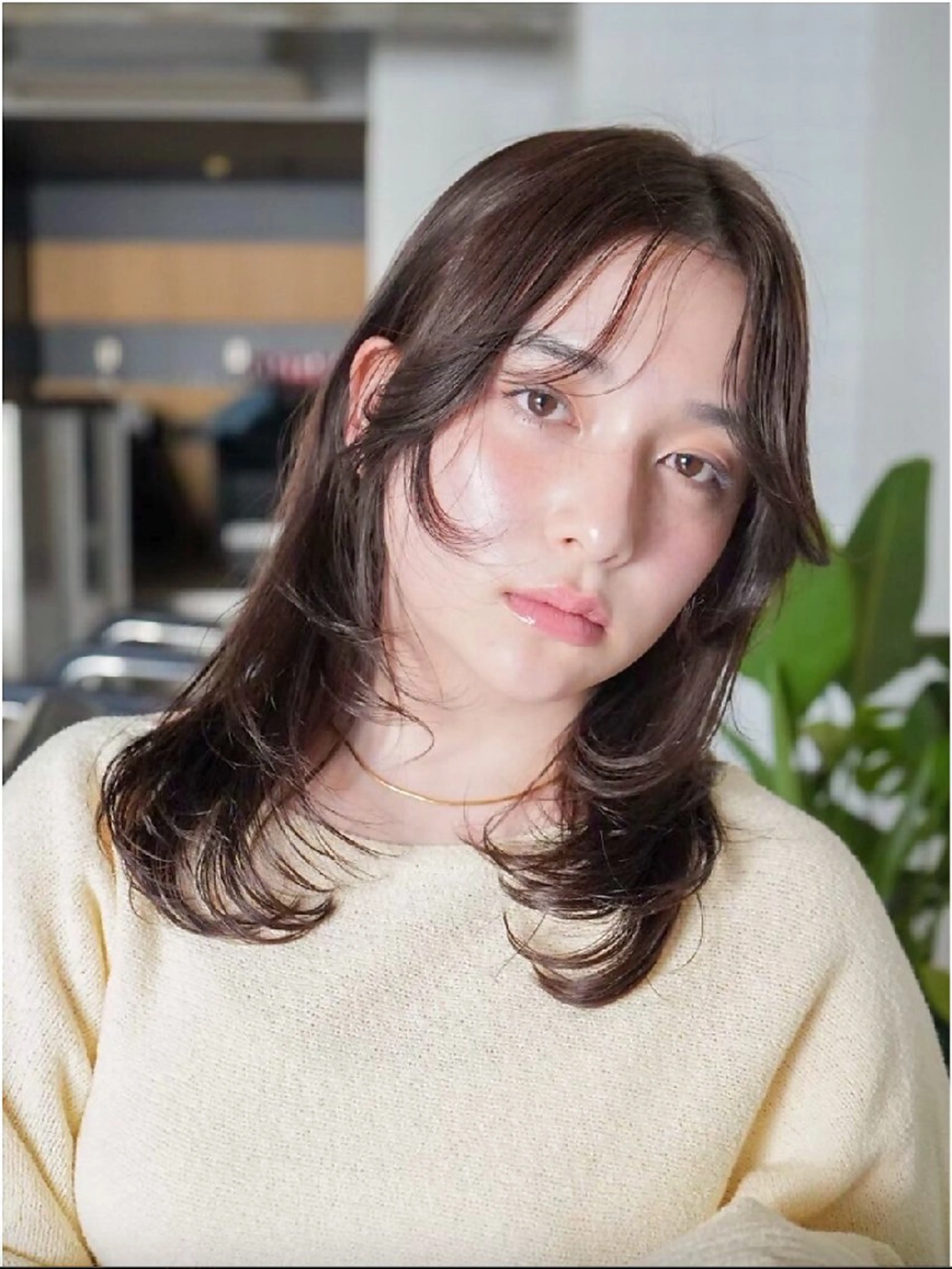 ミディアム LUVISM名駅店所属・【無料】カットモデル 募集名駅ioriのヘアスタイル