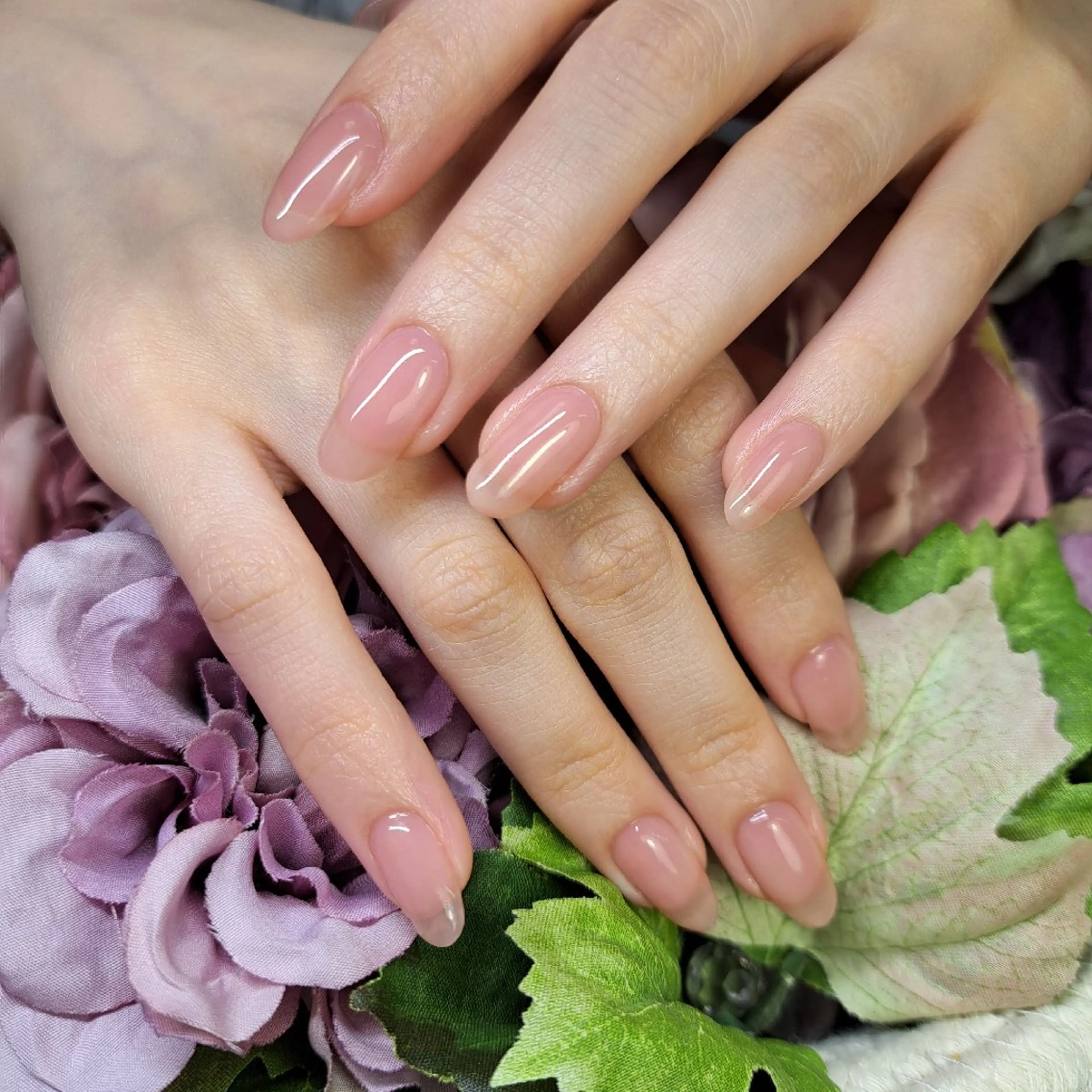 ネイル ワンカラーネイル 春ネイル HAYASHI  Nのネイルデザイン