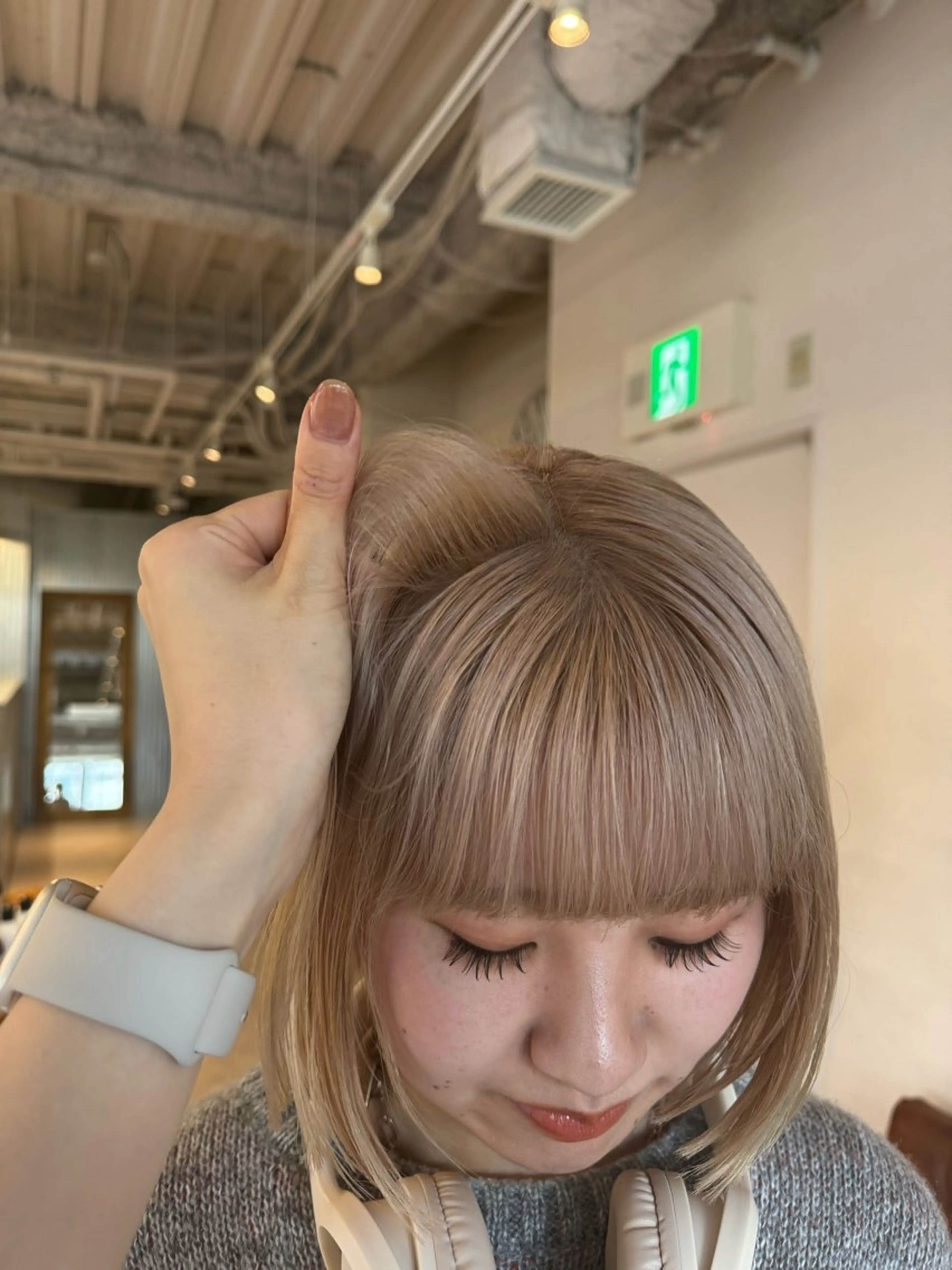 ミディアム MASHUchayamachi所属・まほ/レイヤーカット /透明感カラーのヘアスタイル