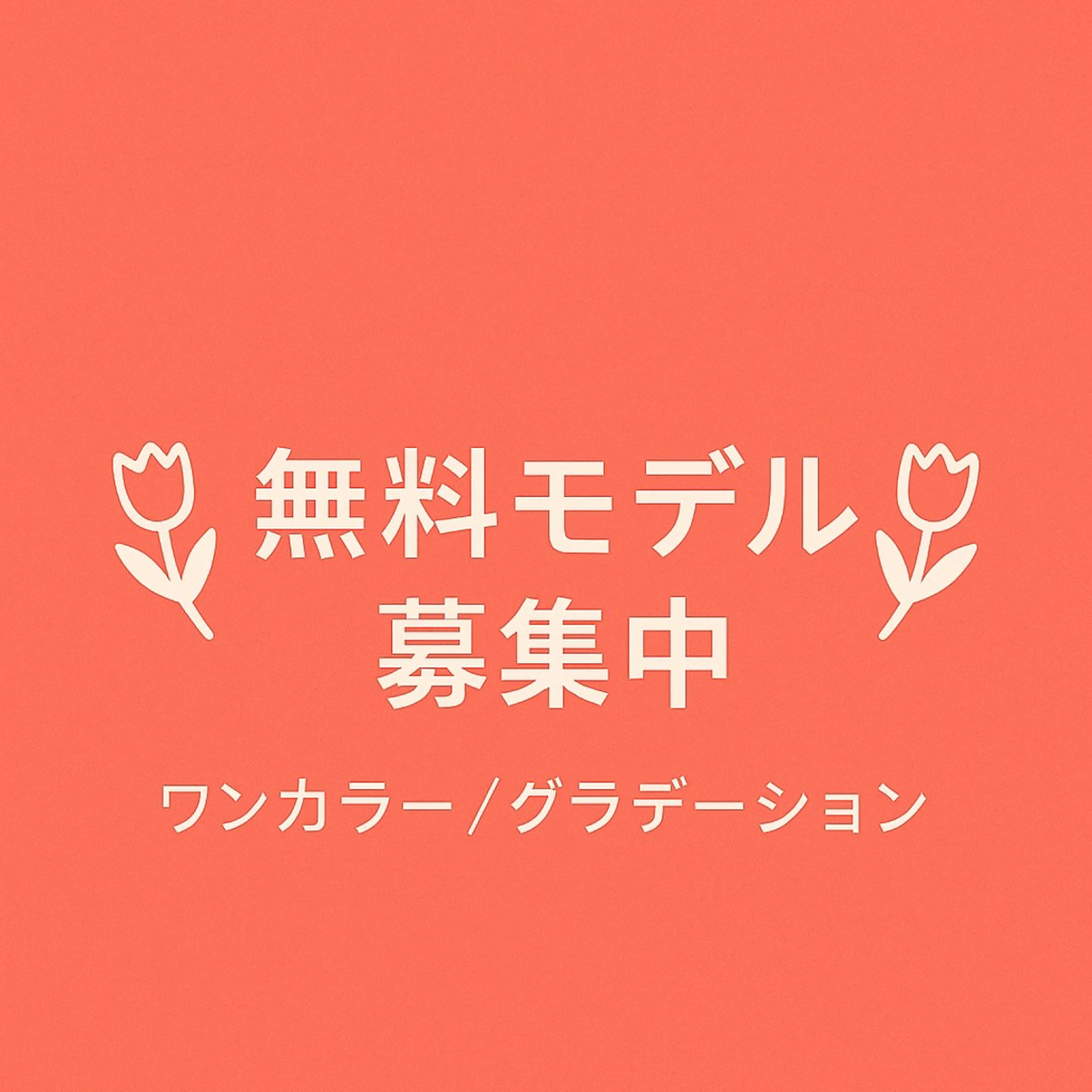 ✅練習モデル【one color/gradation】(オフ込)の写真