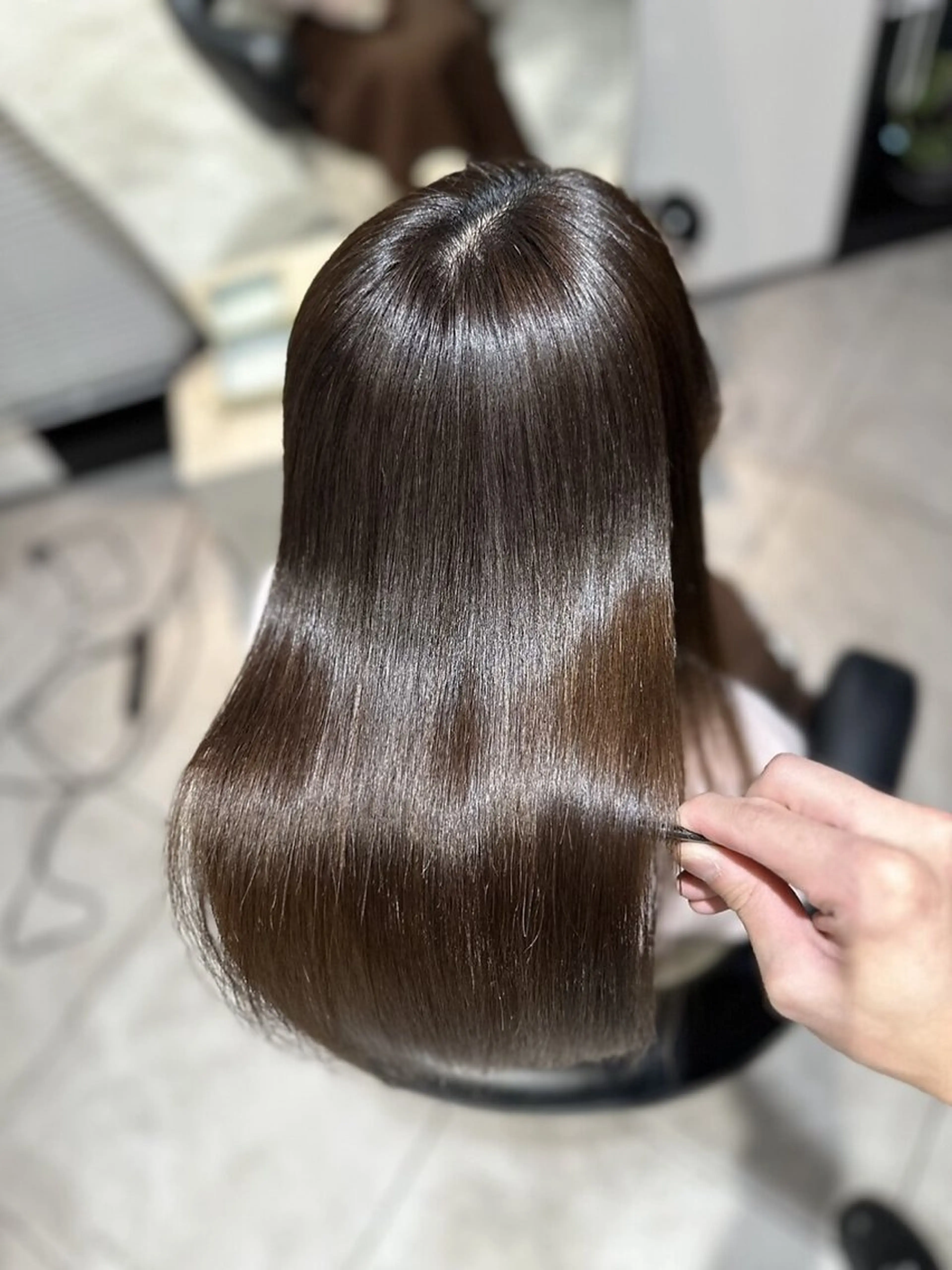 ロング 縮毛矯正 トリートメント 艶髪🫧美髪特化 関口太郎のヘアスタイル