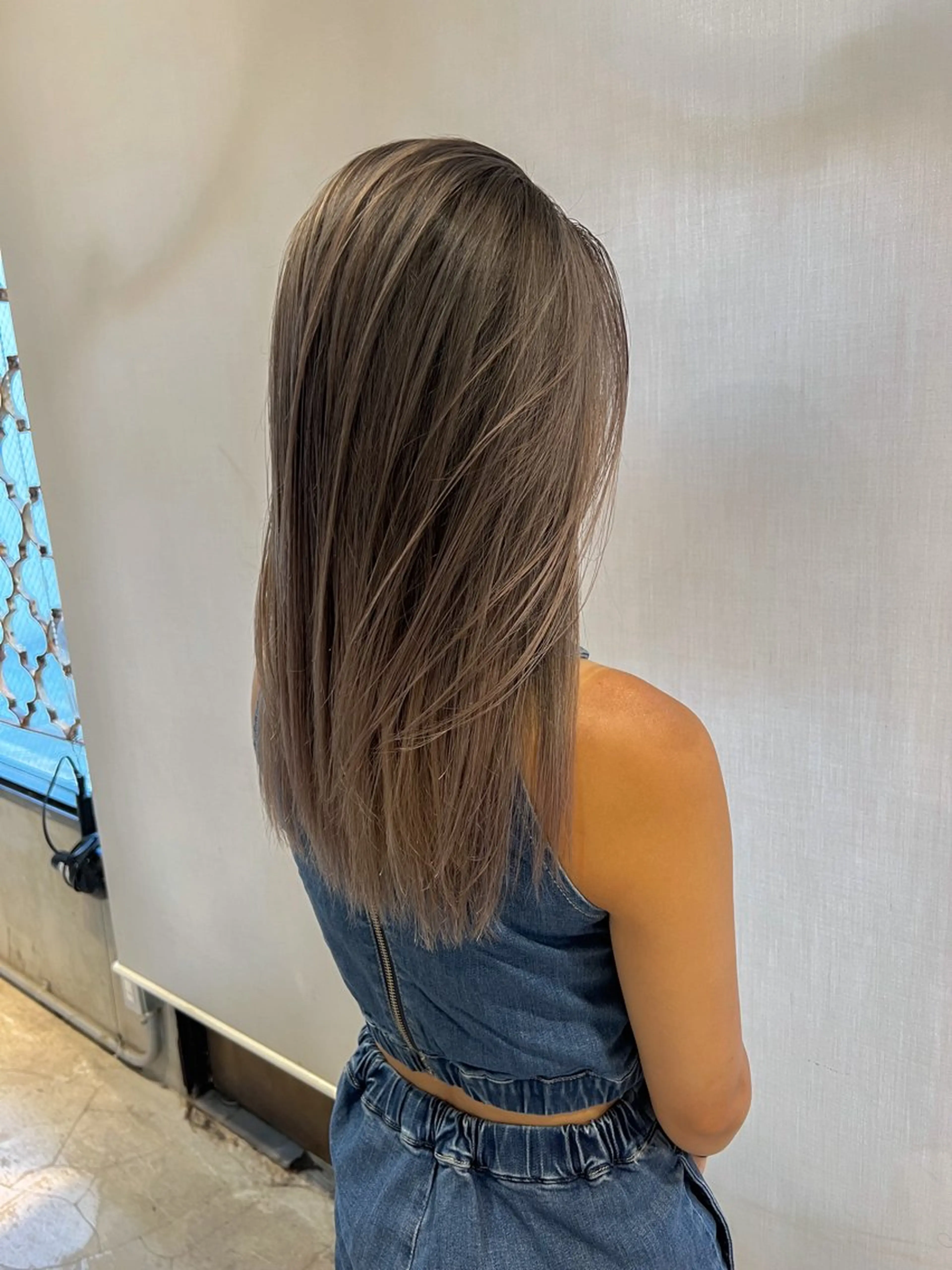 ロング カラー カット ヘアカラー トリートメント 海外デザイン🇺🇸 石渡諒太のヘアスタイル