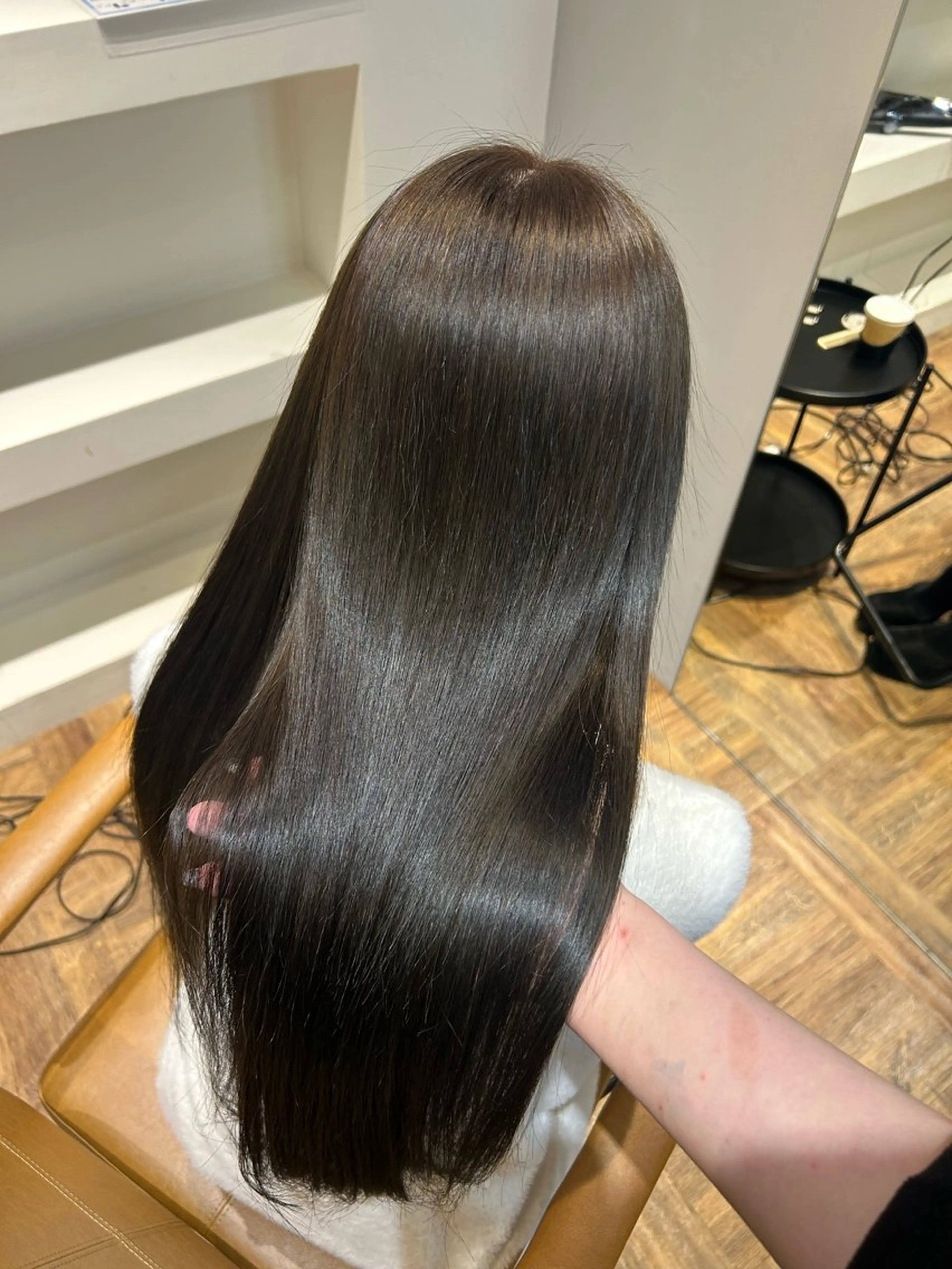 ロング ヘアカラー トリートメント Lomalia Yuuka/42🩵のヘアスタイル