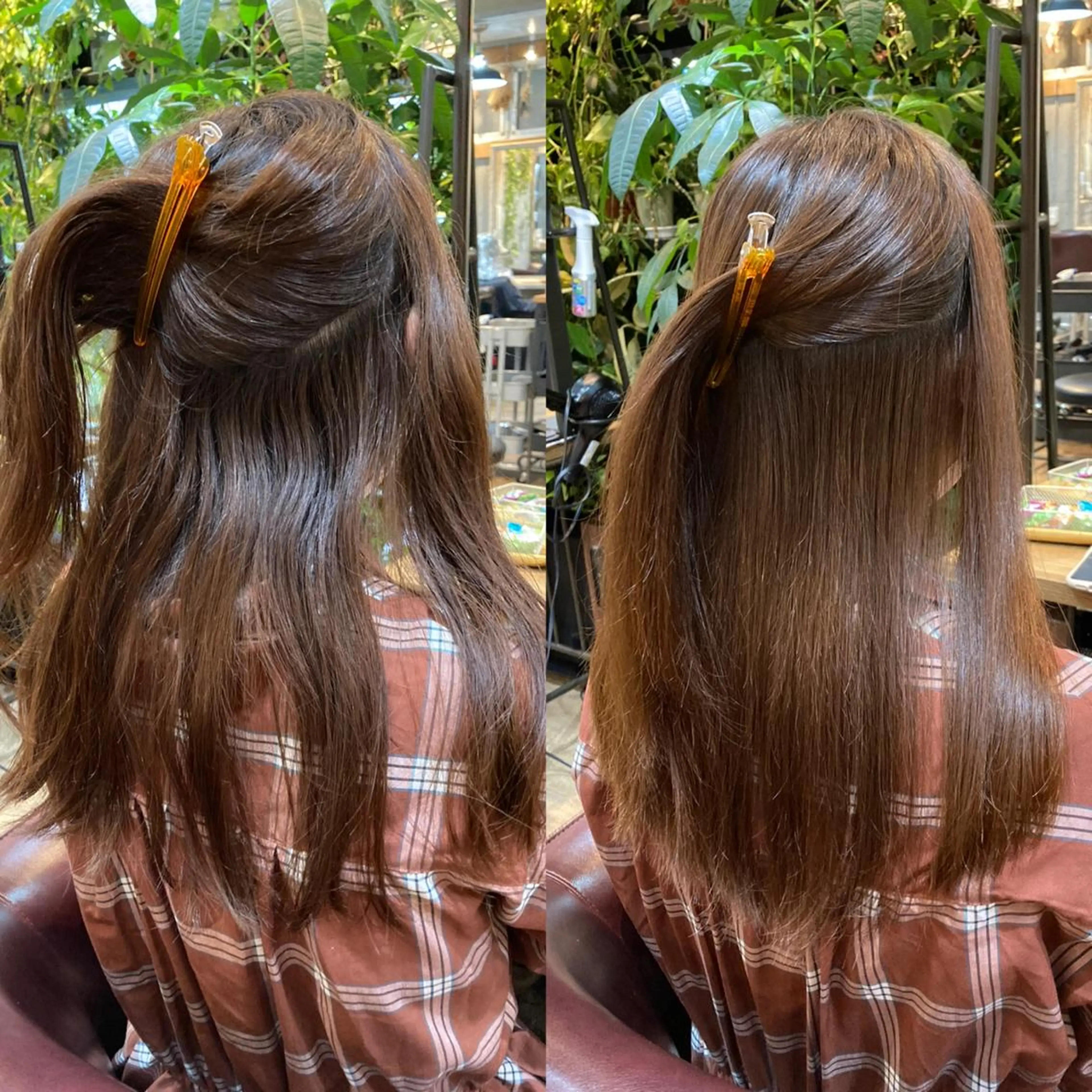 【平日限定】美髪縮毛矯正+髪質改善フルカラー+3stepトリートメント💇‍♀️✨の写真