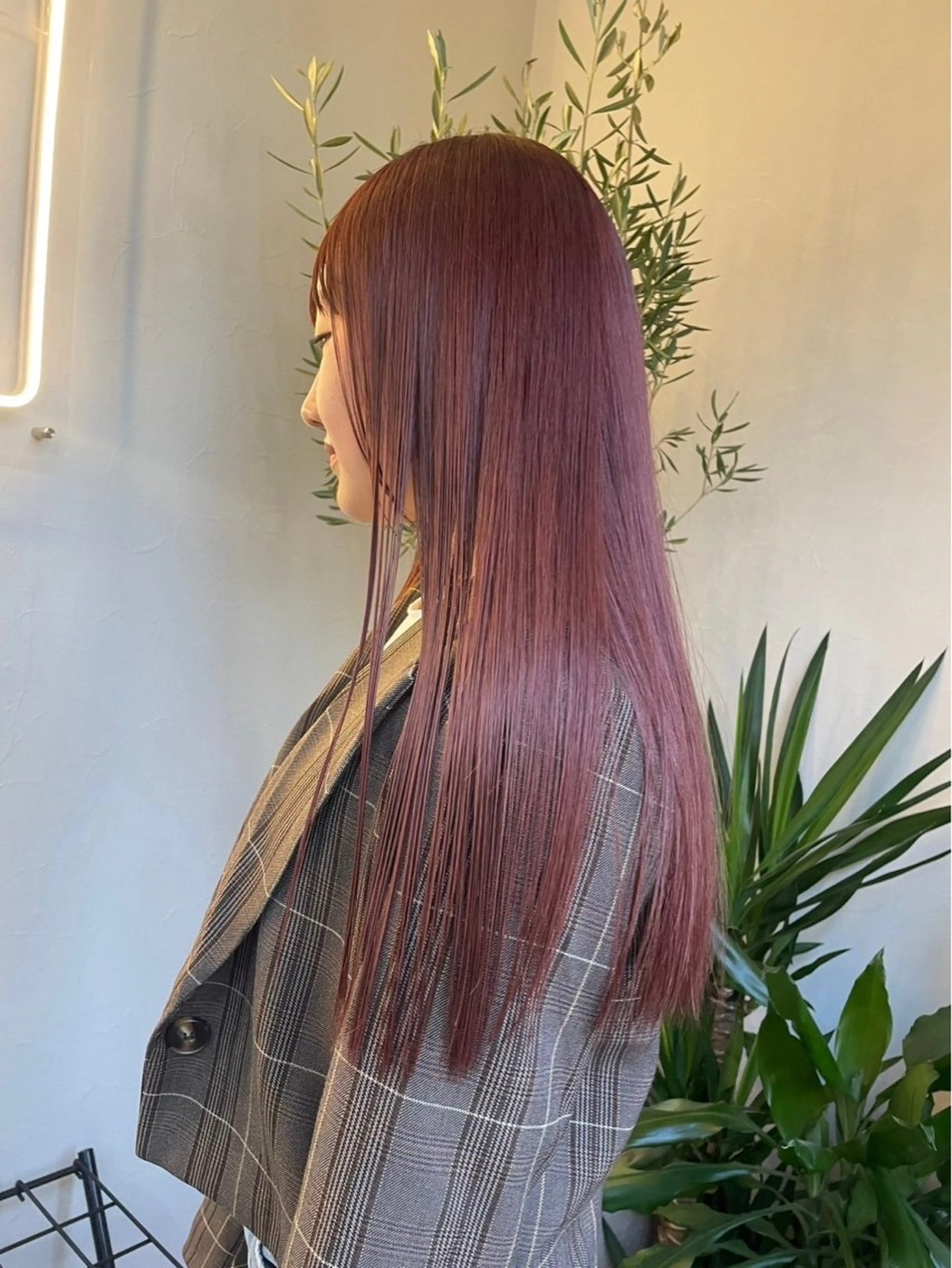 ロング 髪質改善 縮毛矯正 トリートメント 酸熱トリートメント ヘアカラー カラーモデル募集 ✨🤍モモハ🤍✨のヘアスタイル