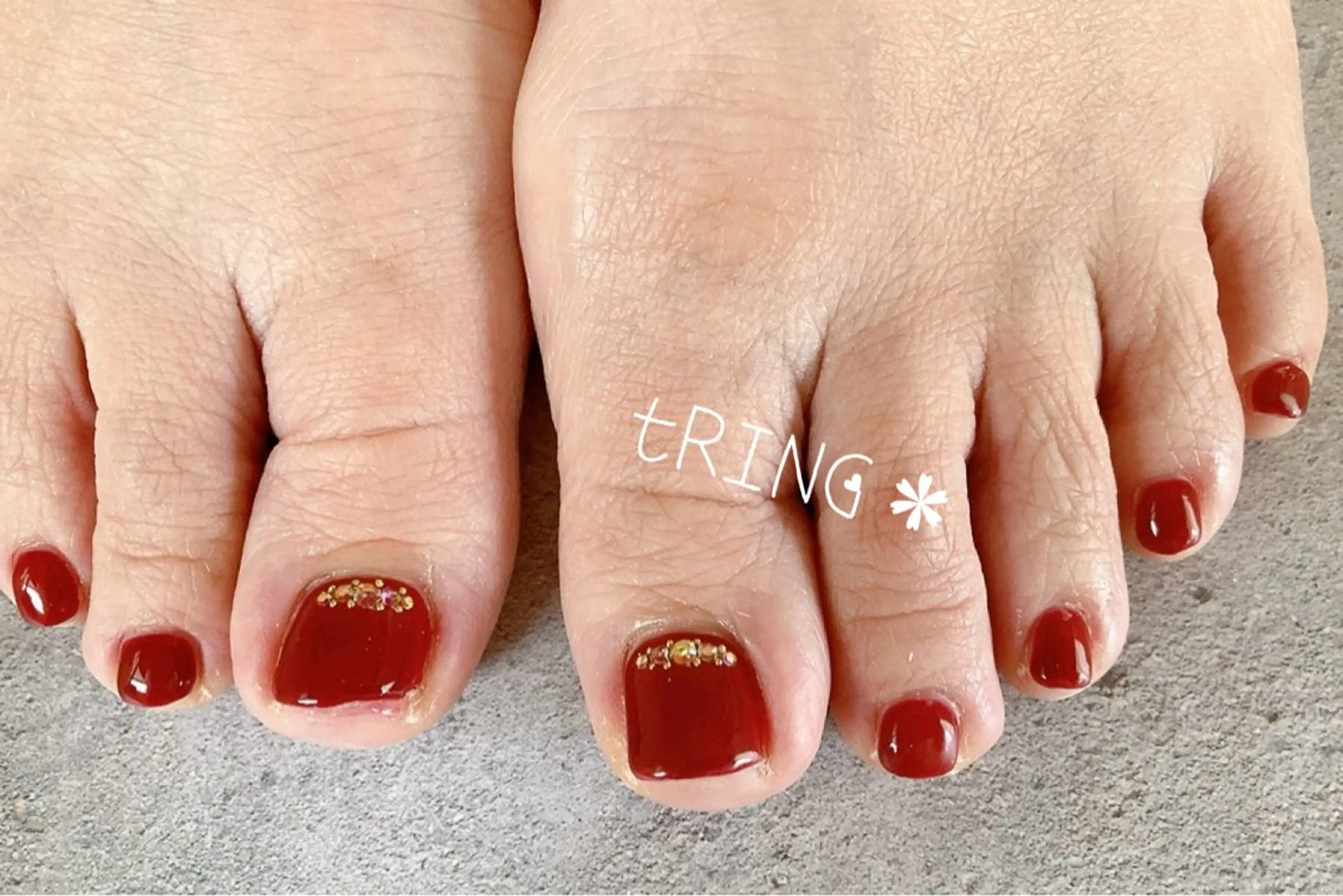 ネイル フットネイル tRING＊ しいの木台のネイルデザイン