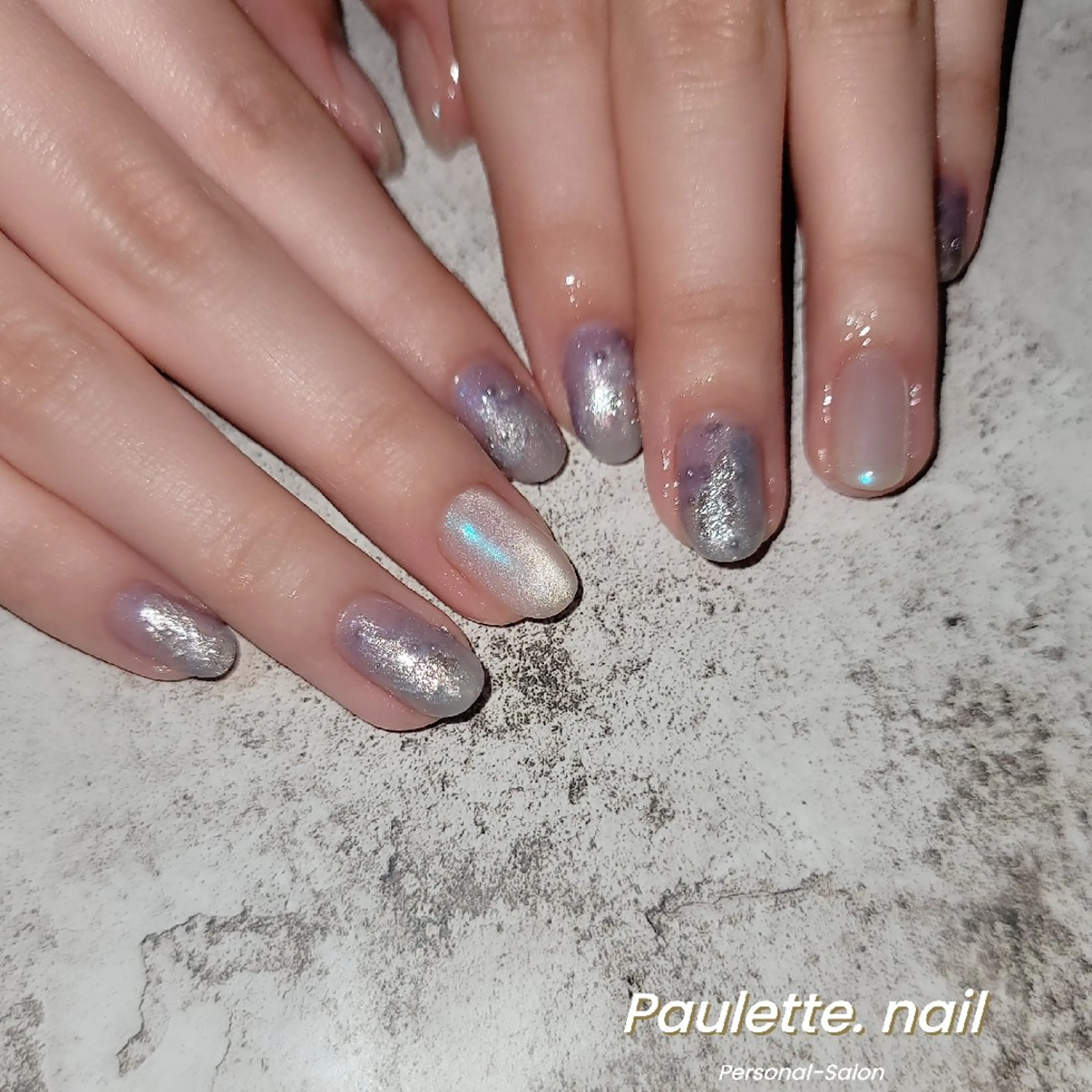 ネイル ワンカラーネイル Paulette. nailのネイルデザイン