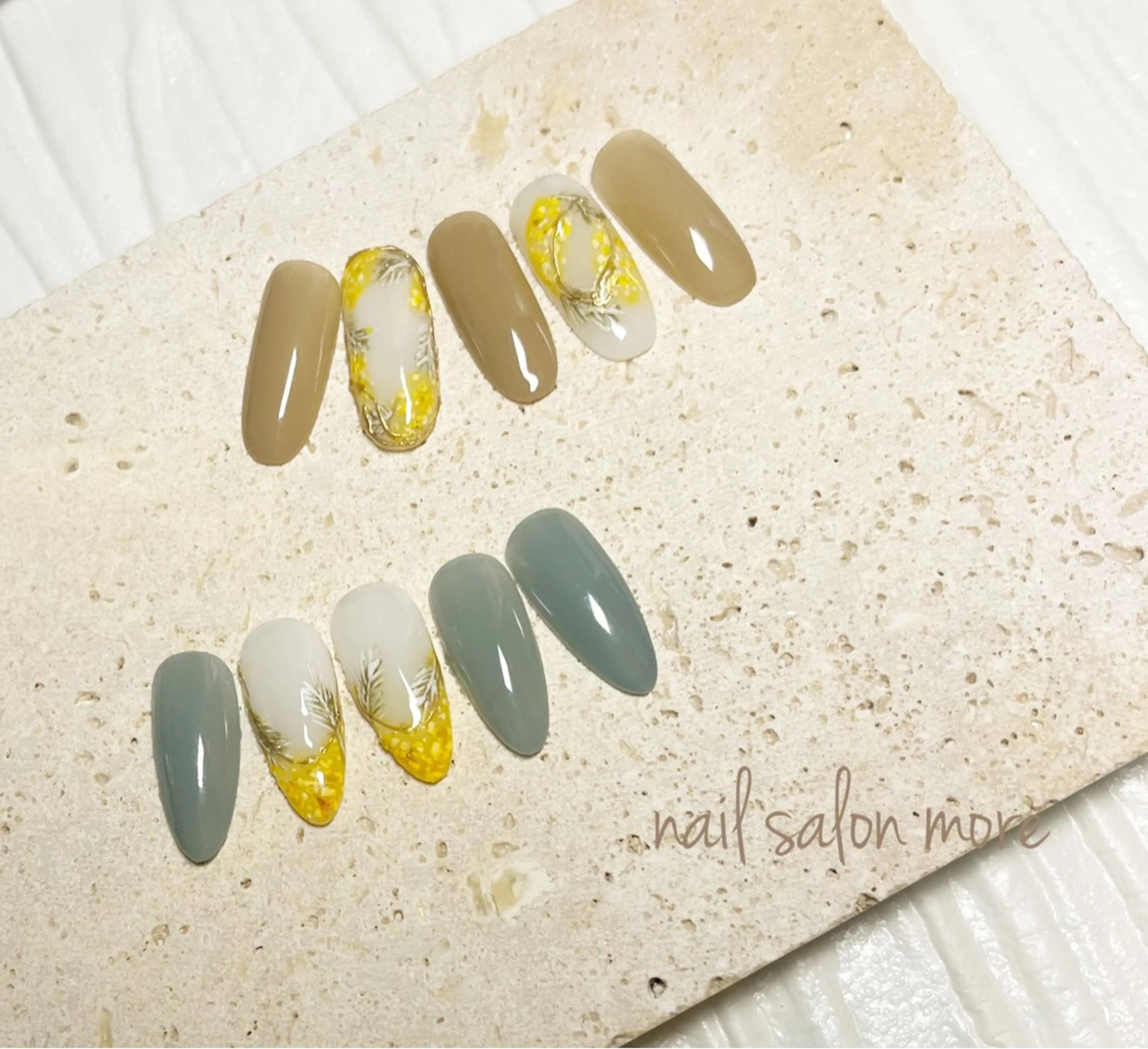 ネイル アートネイル 春ネイル nail salon moreのネイルデザイン