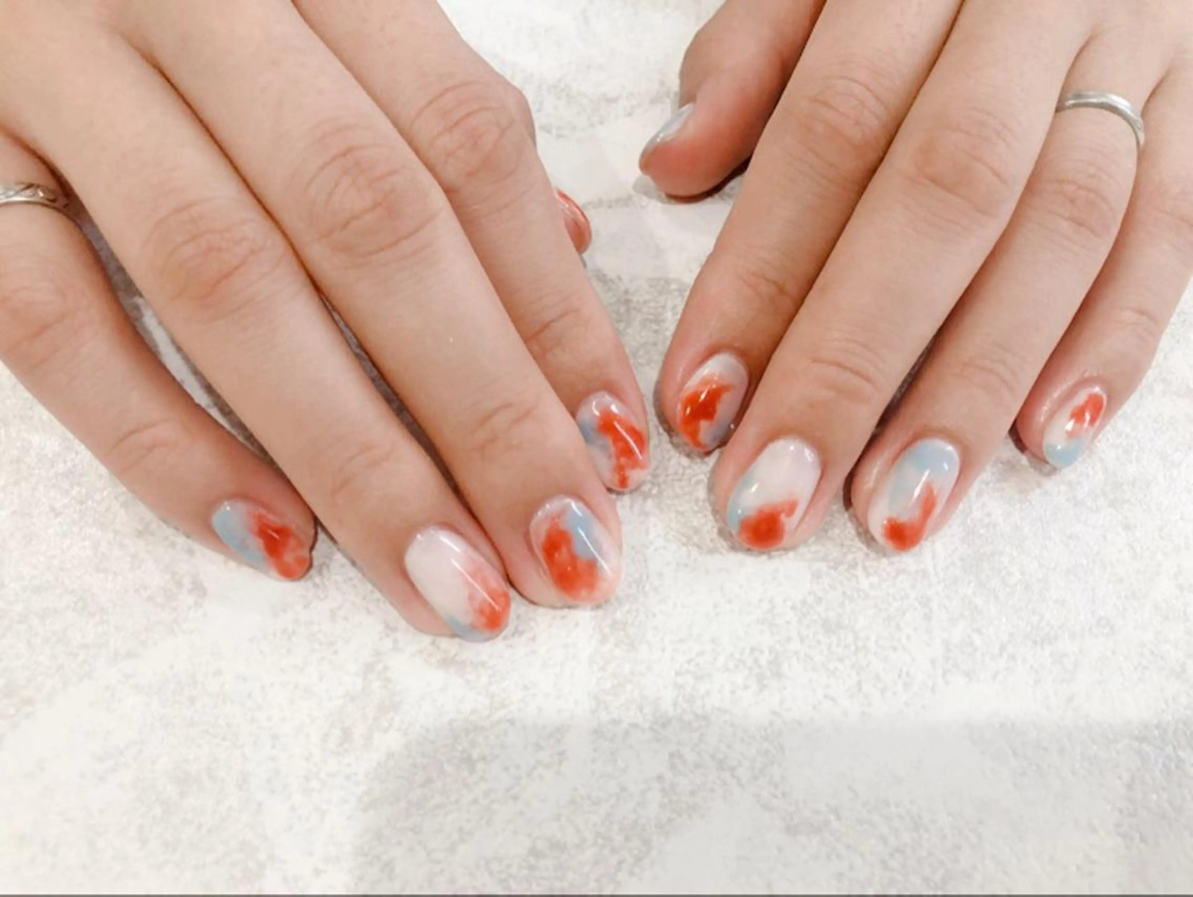 ミディアム キッズ ネイル ジェルネイル ニュアンスネイル 夏ネイル Luana nail (ルアナネイル)のネイルデザイン