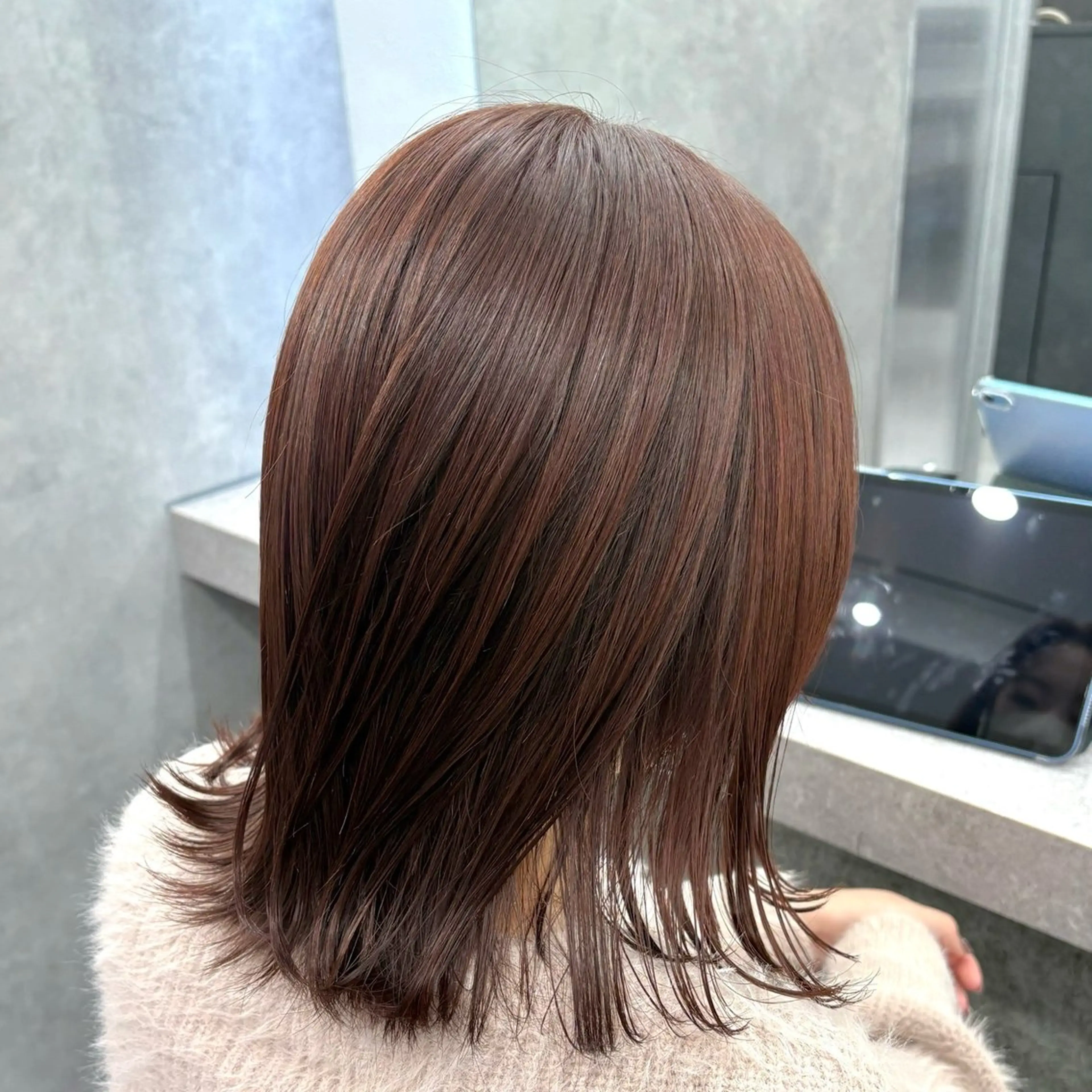ミディアム カラー いろあそび 八王子所属・きぃちゃん/八王子 /ハイトーンカラーのヘアスタイル