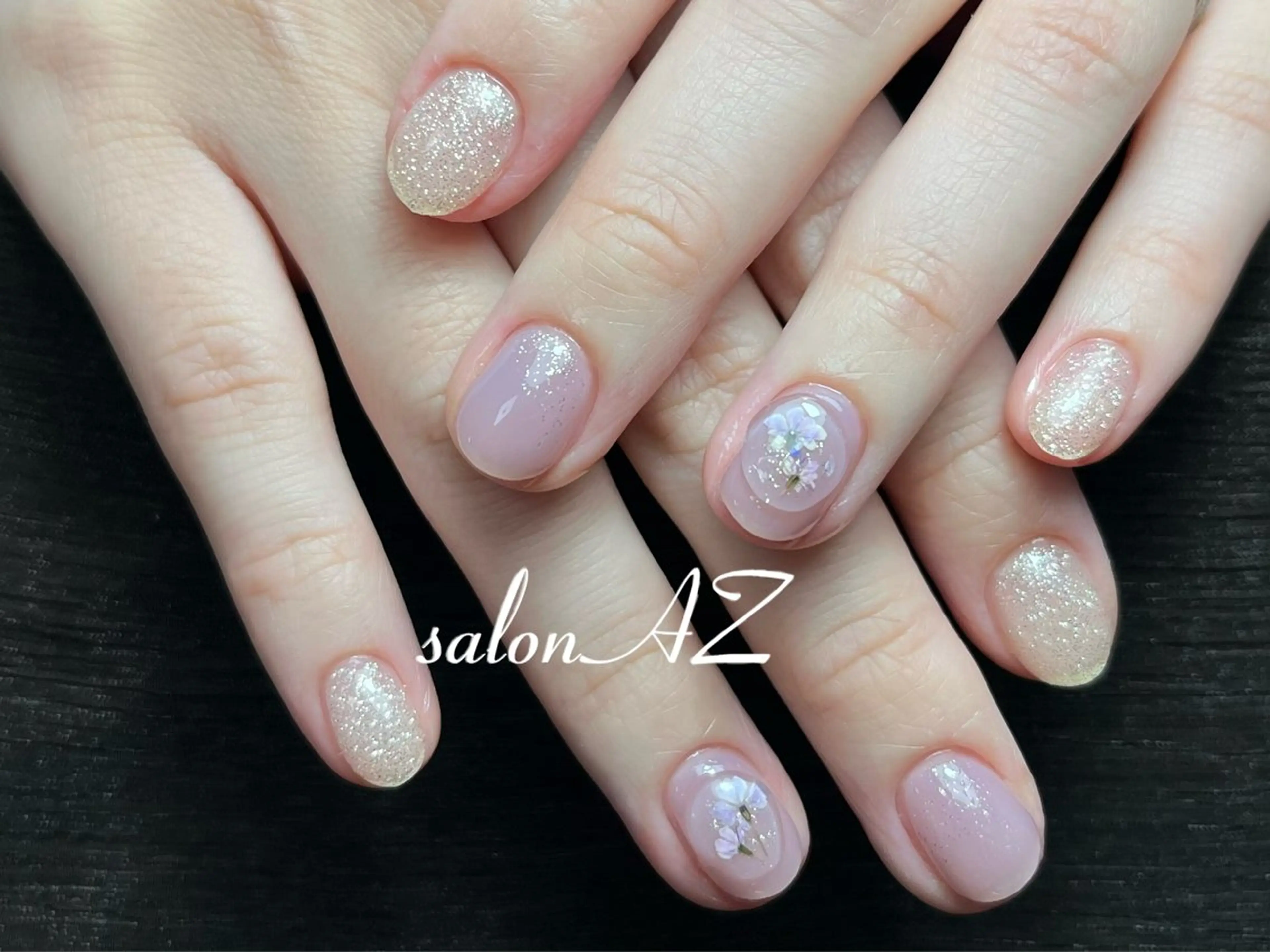 ネイル 長さ出し フットネイル フレンチネイル マグネットネイル ニュアンスネイル ハンドネイル salonAZ トップネイリストのネイルデザイン