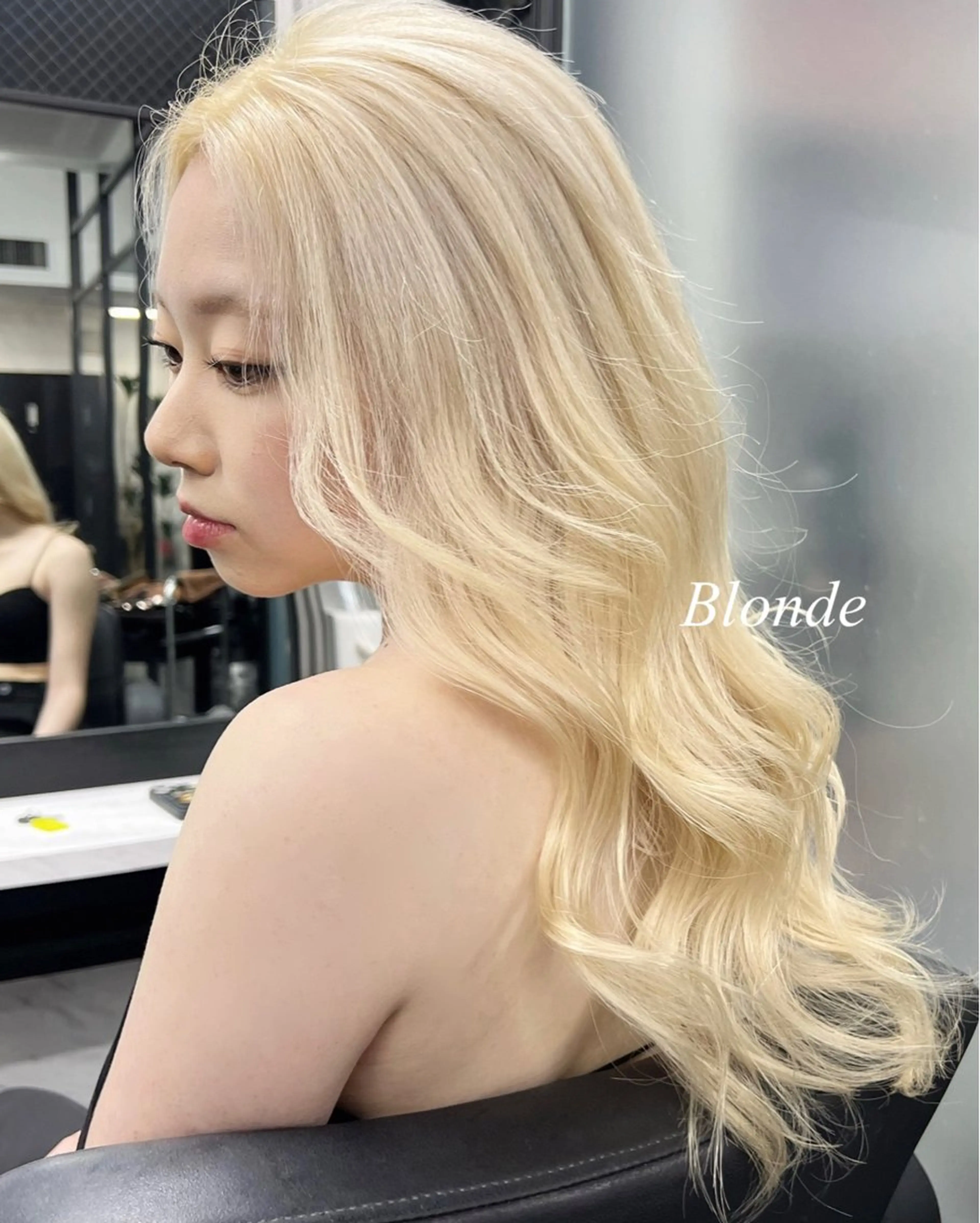 ロング シールエクステ エクステ ヘアカラー エクステ シールエクステ特化 ハイトーン、NANAのヘアスタイル