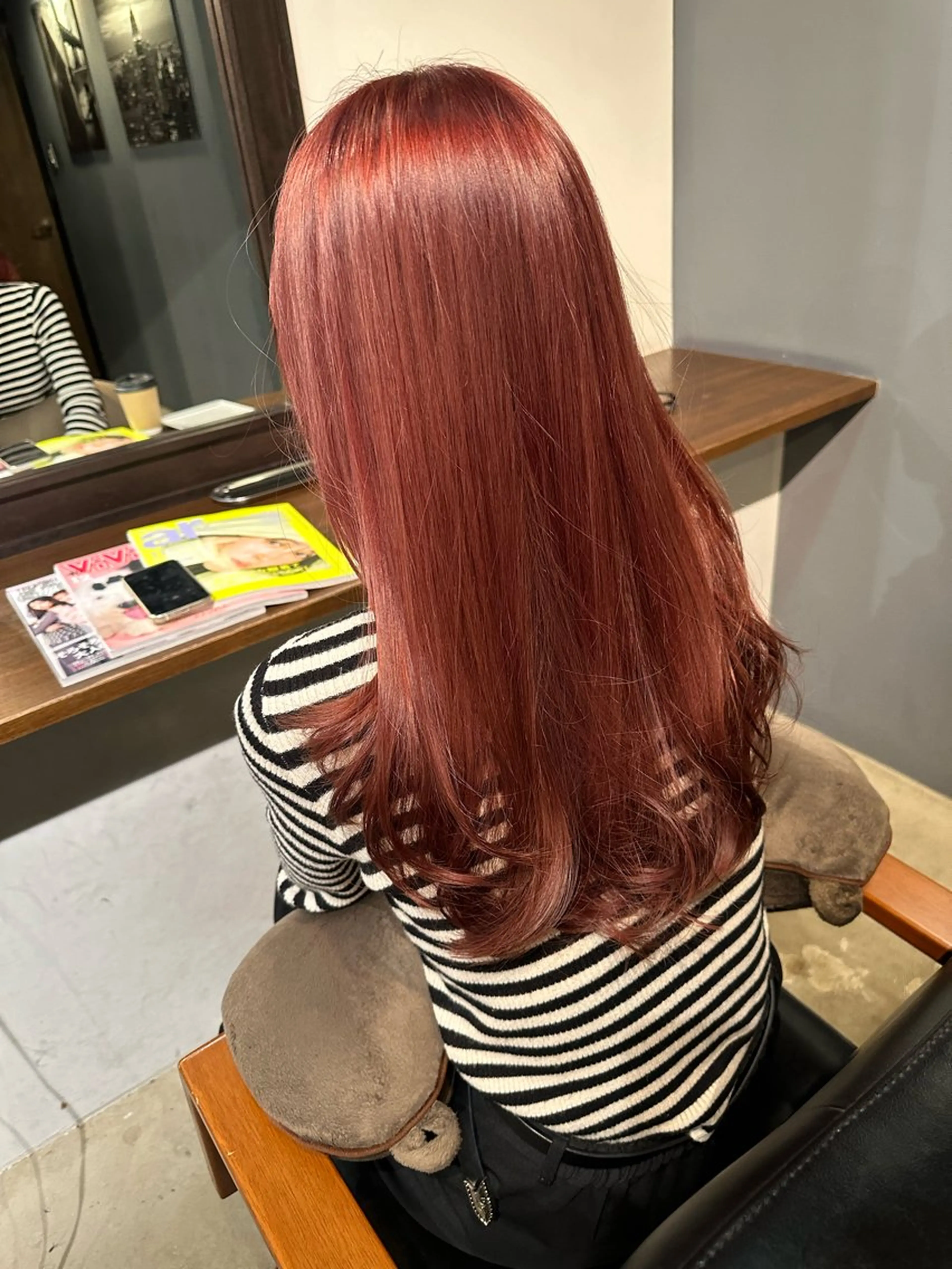 カラー ブリーチ ヘアカラー 木村 朱里のヘアスタイル