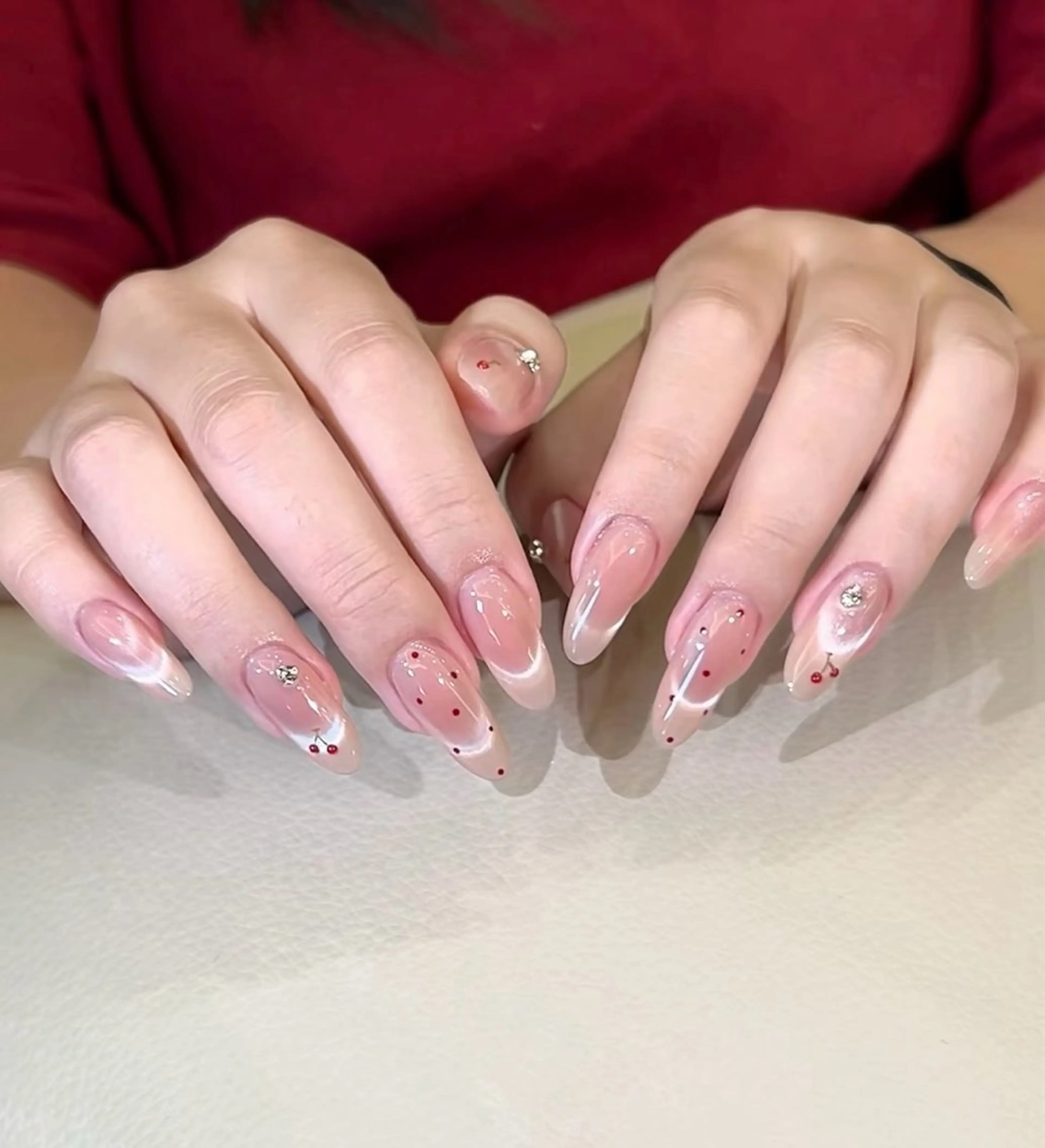 ネイル アートネイル べっ甲ネイル チークネイル 長さ出し フラッシュネイル ハンドネイル ハンドケア For you. Nail Salonのネイルデザイン