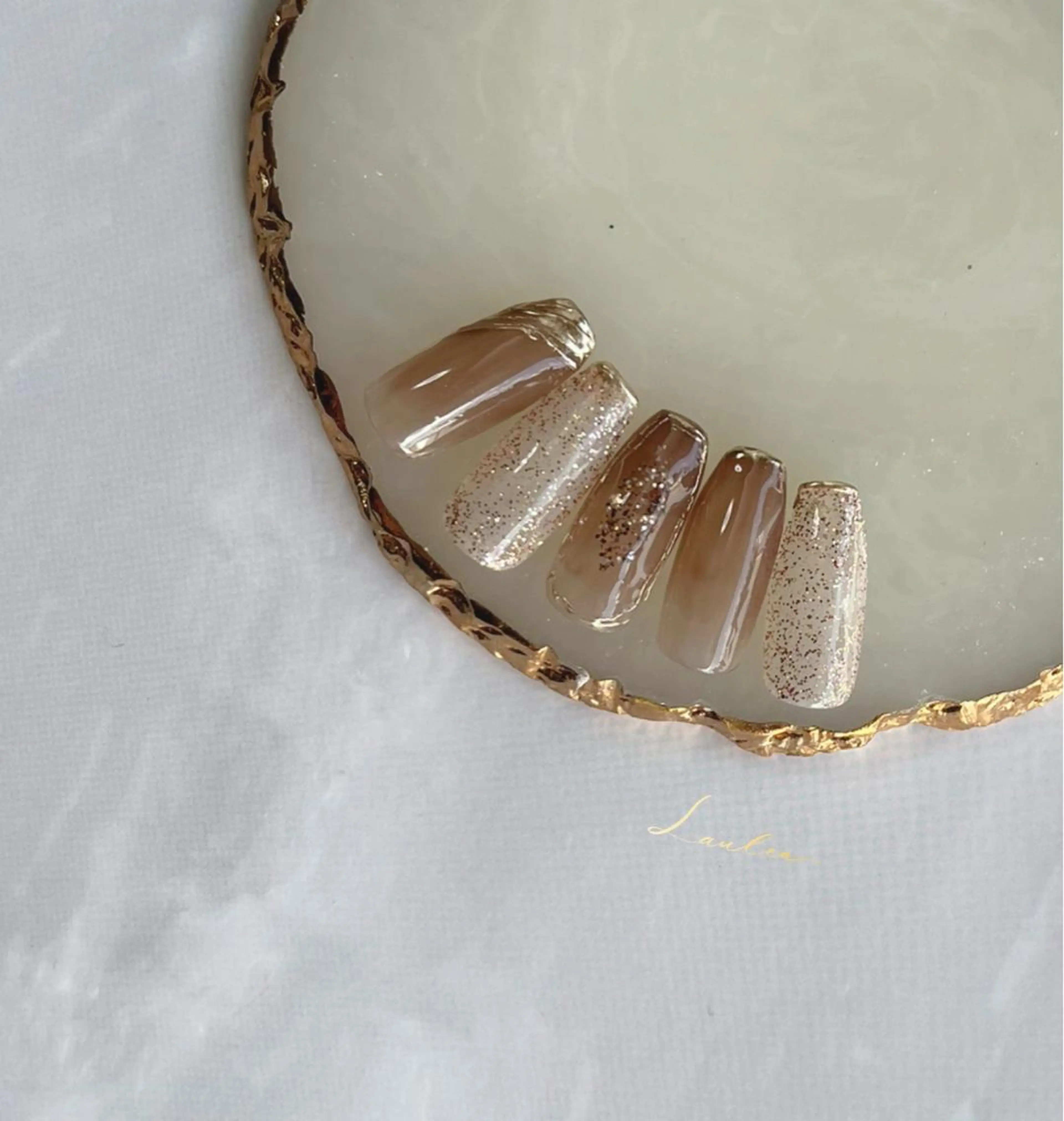 ネイル フットネイル 韓国ネイル ハンドネイル nail salon Lauleaのネイルデザイン