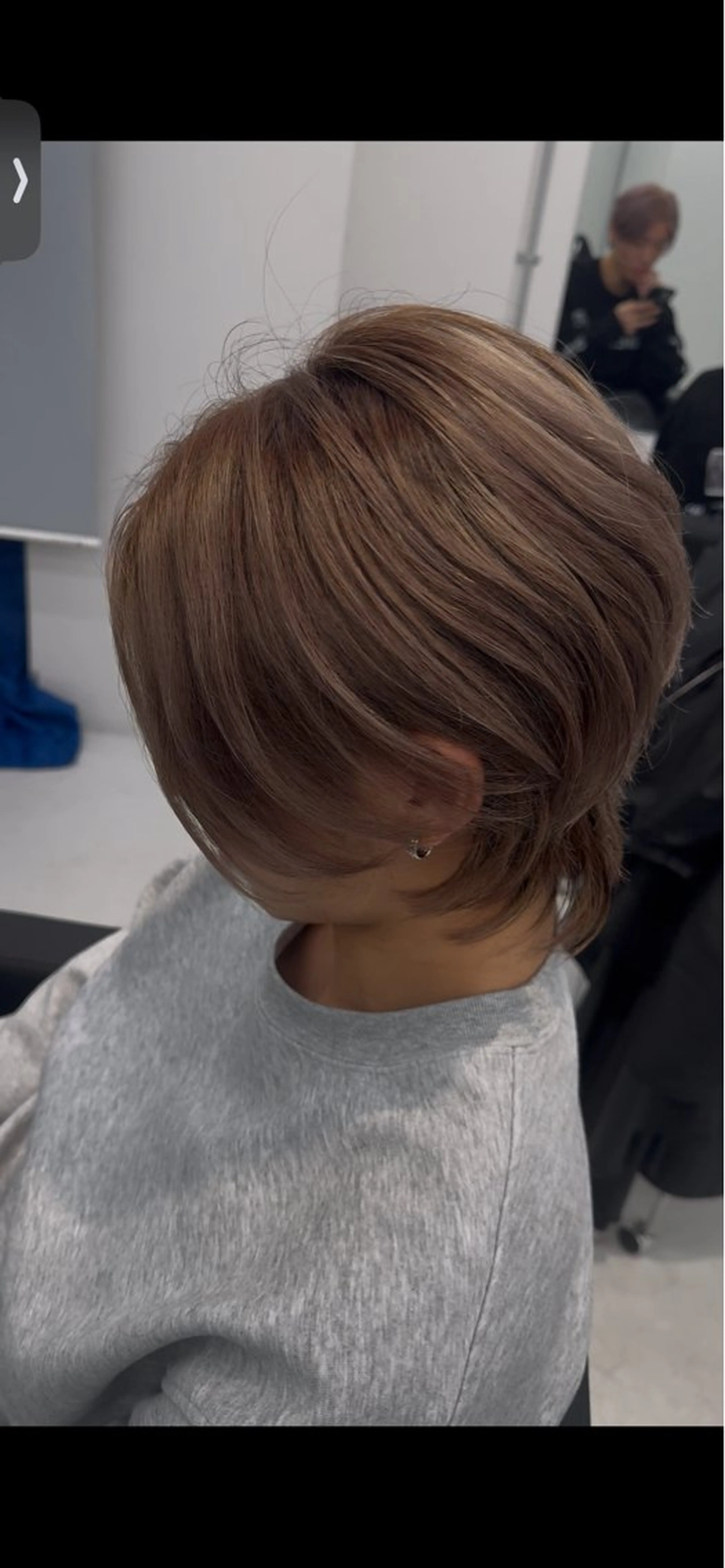 ショート カラー パーマ メンズ excia名古屋店所属・Manayan⭐️ メンズ縮毛矯正⭐️のヘアスタイル