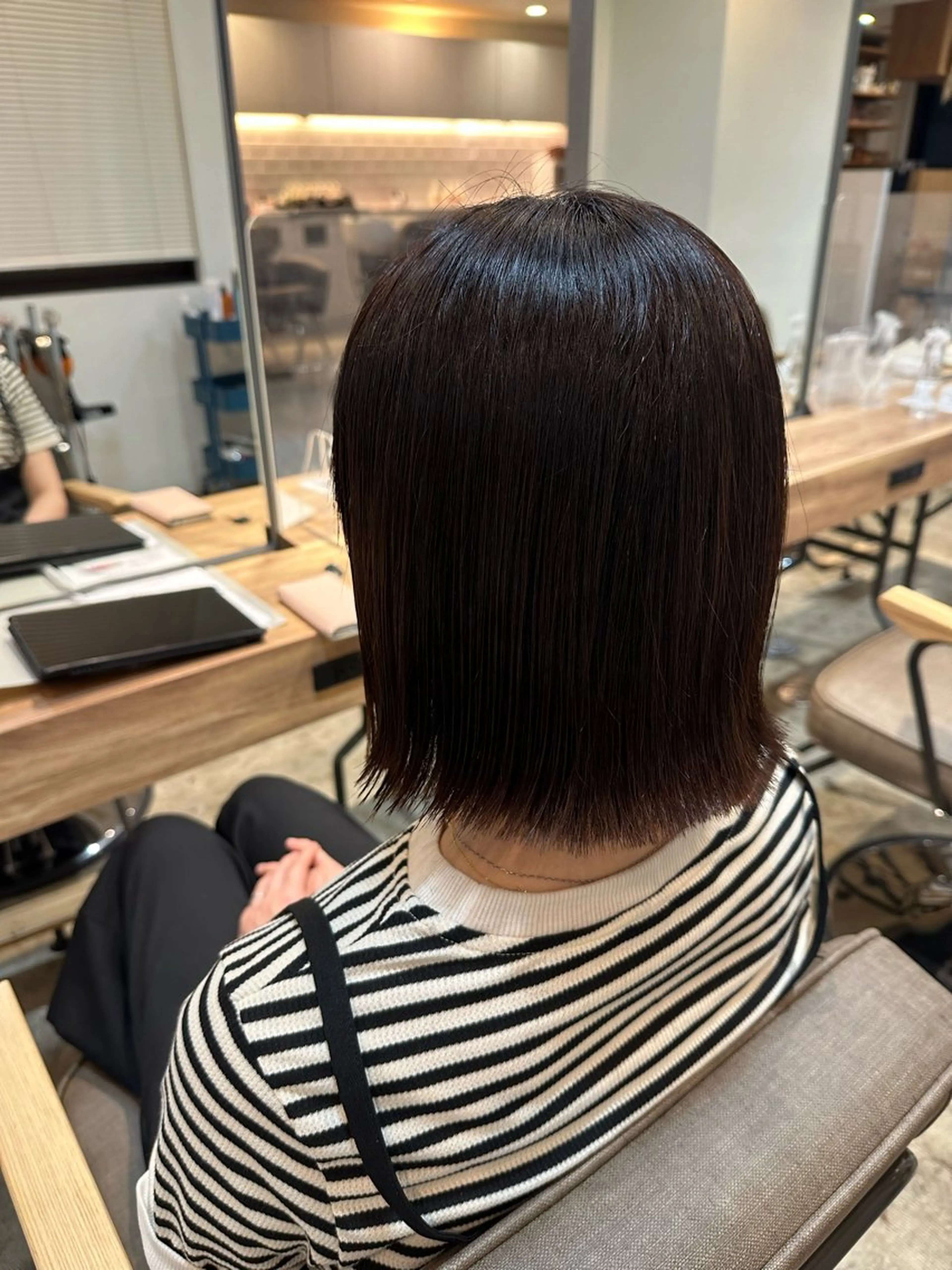 ミディアム ボブ 外ハネヘア ボブ特化美容師 /荒井悠葵のヘアスタイル