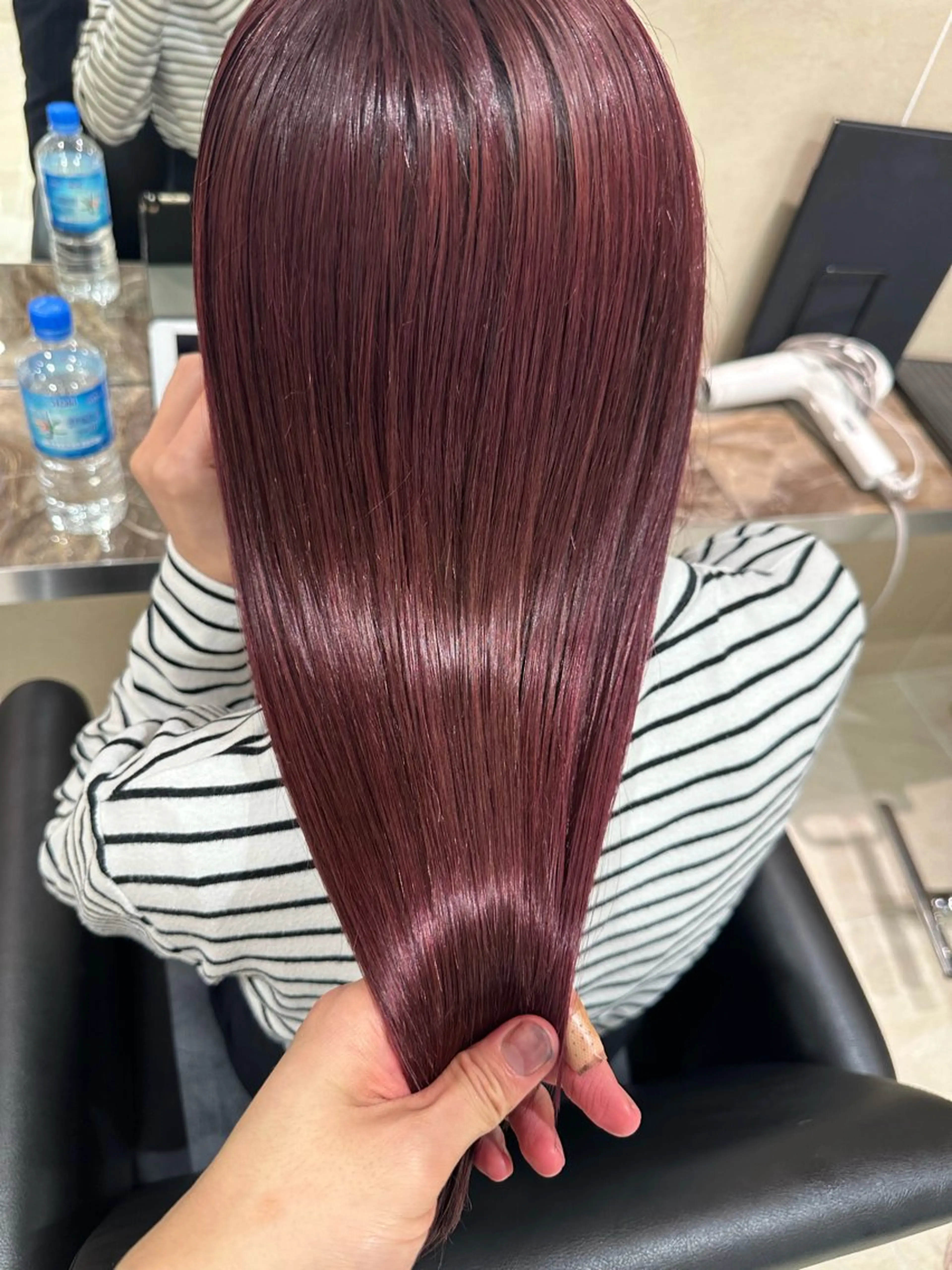 セミロング 髪質改善 トリートメント カット ヘアカラー トリートメント 市川 良幸のヘアスタイル