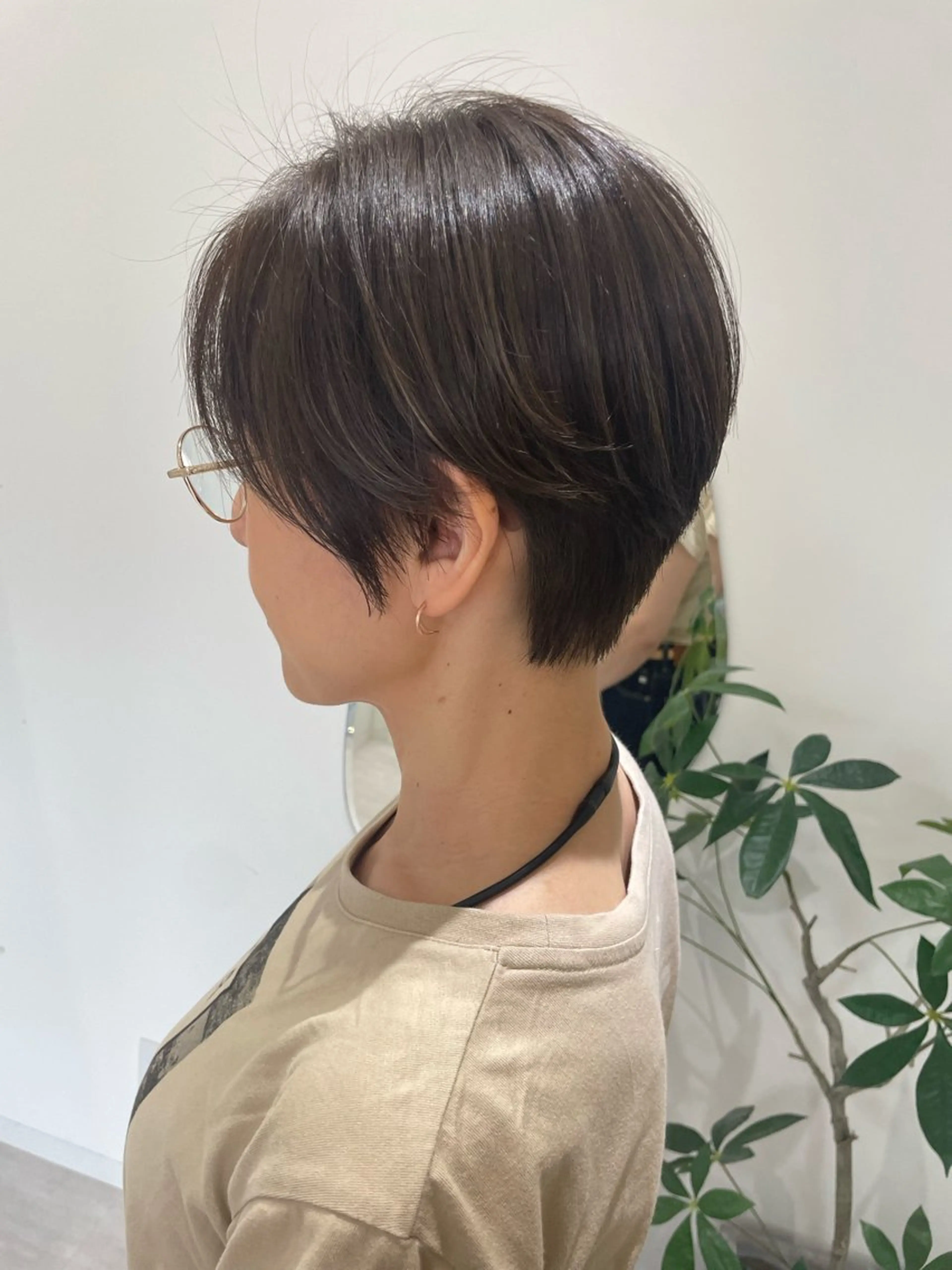 ショート カラー Asumi 髪質改善のヘアスタイル