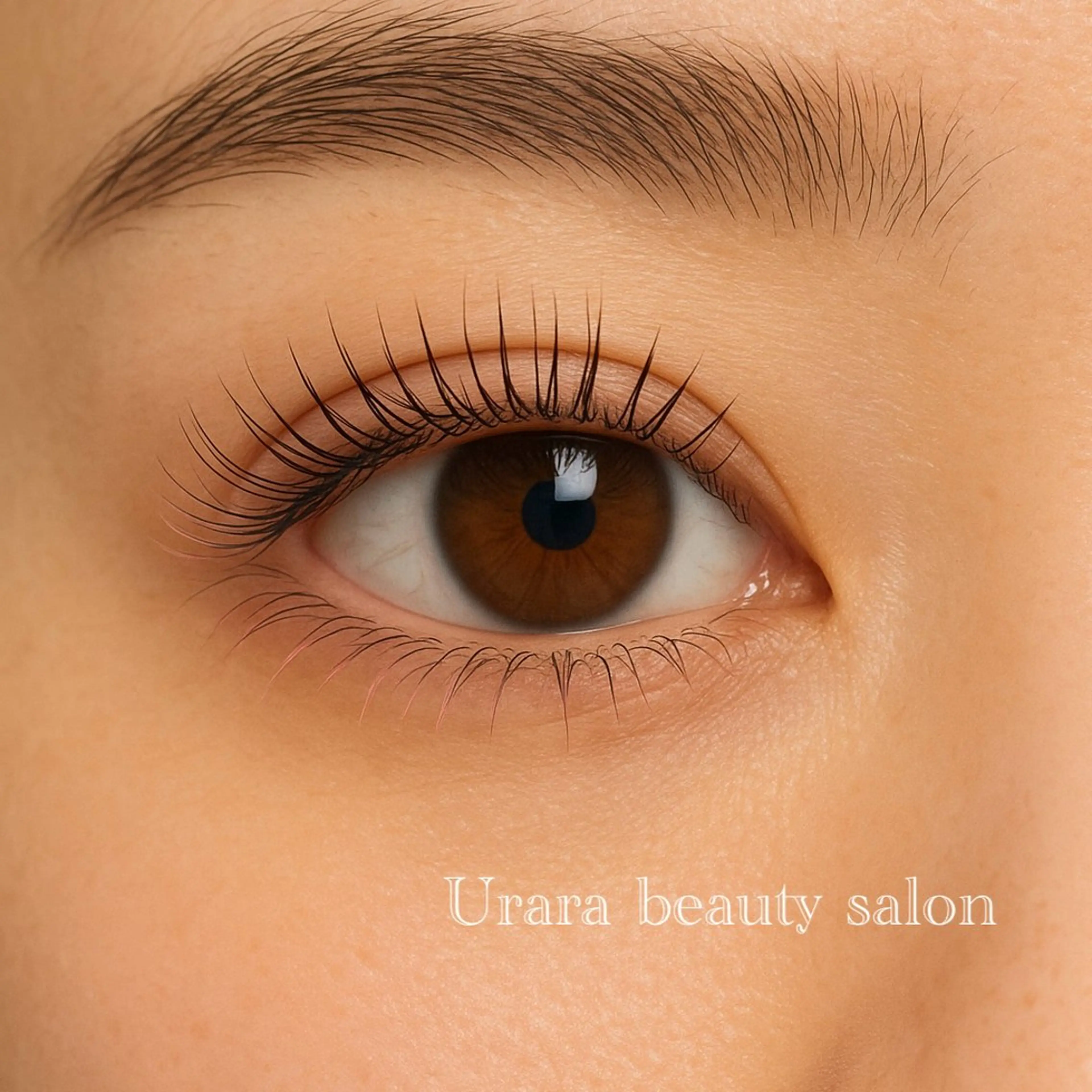 マツエク・マツパ パリジェンヌラッシュリフト まつげパーマ 一重×まつ毛パーマ マツパ Urara beauty salon所属・Urara KANAのマツエク・マツパデザイン
